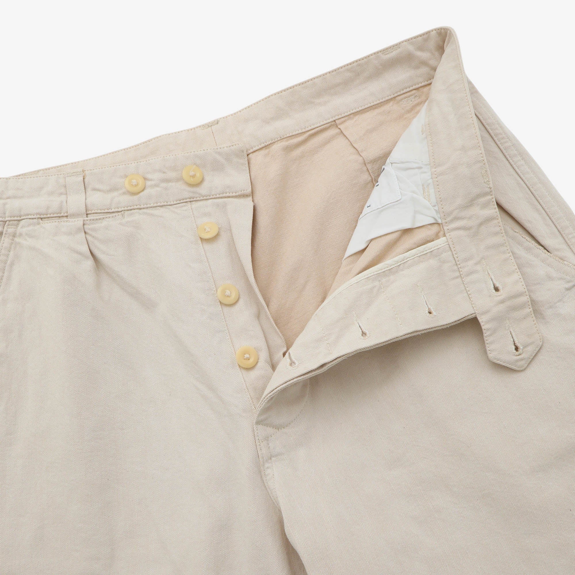 MHL Denim Twill Pleated Trousers (30W X 31L)