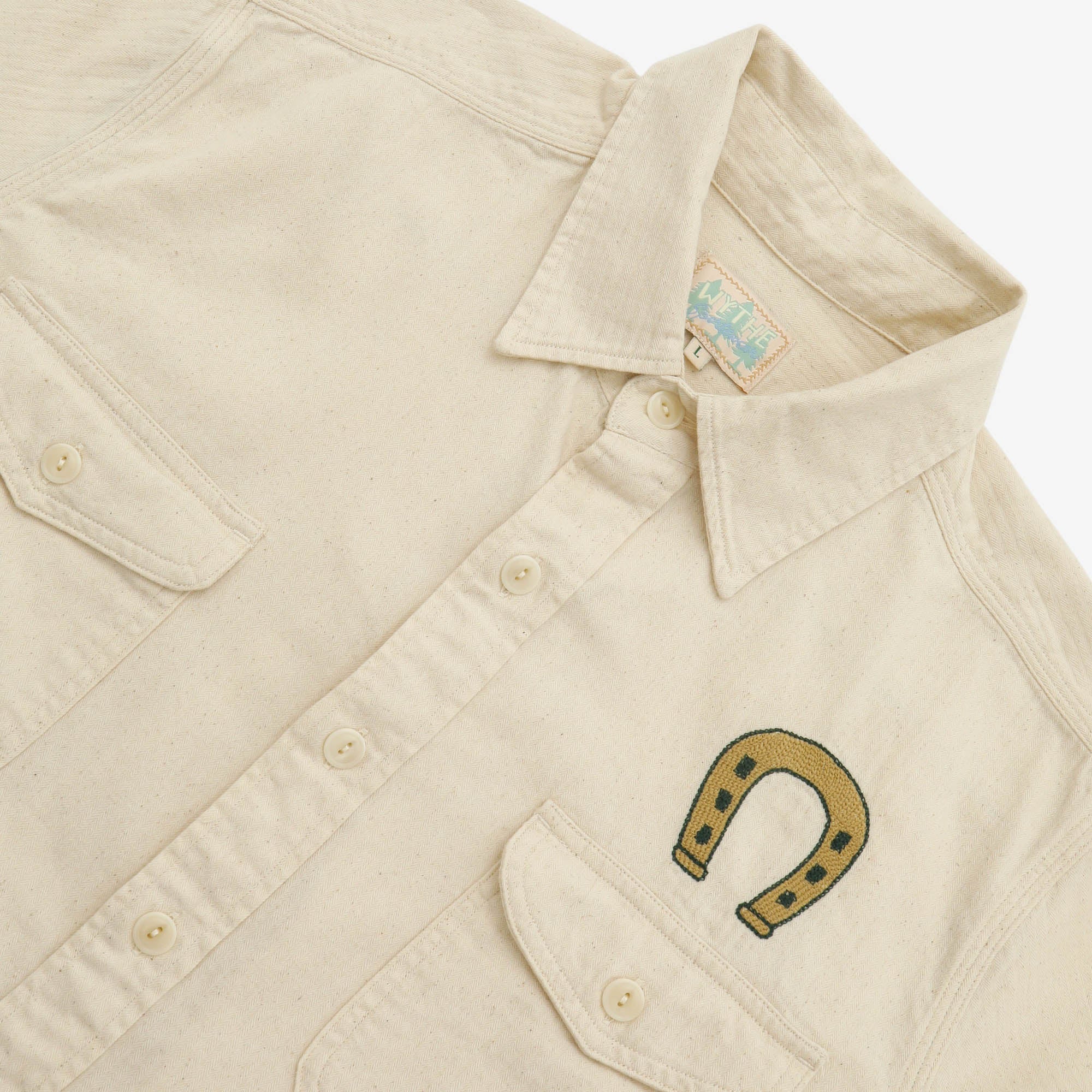 Chainstitched Horseshoe Work Shirt