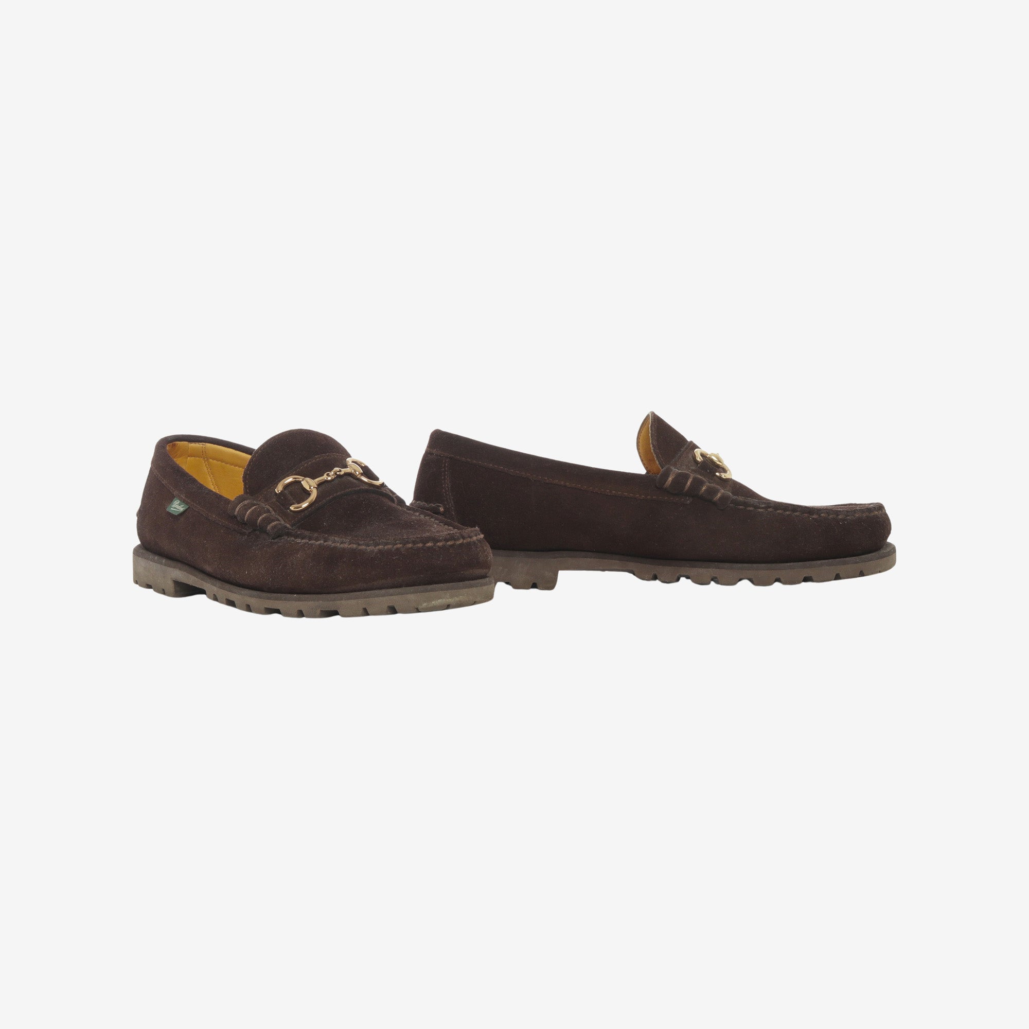 Suede Horsebit Loafers