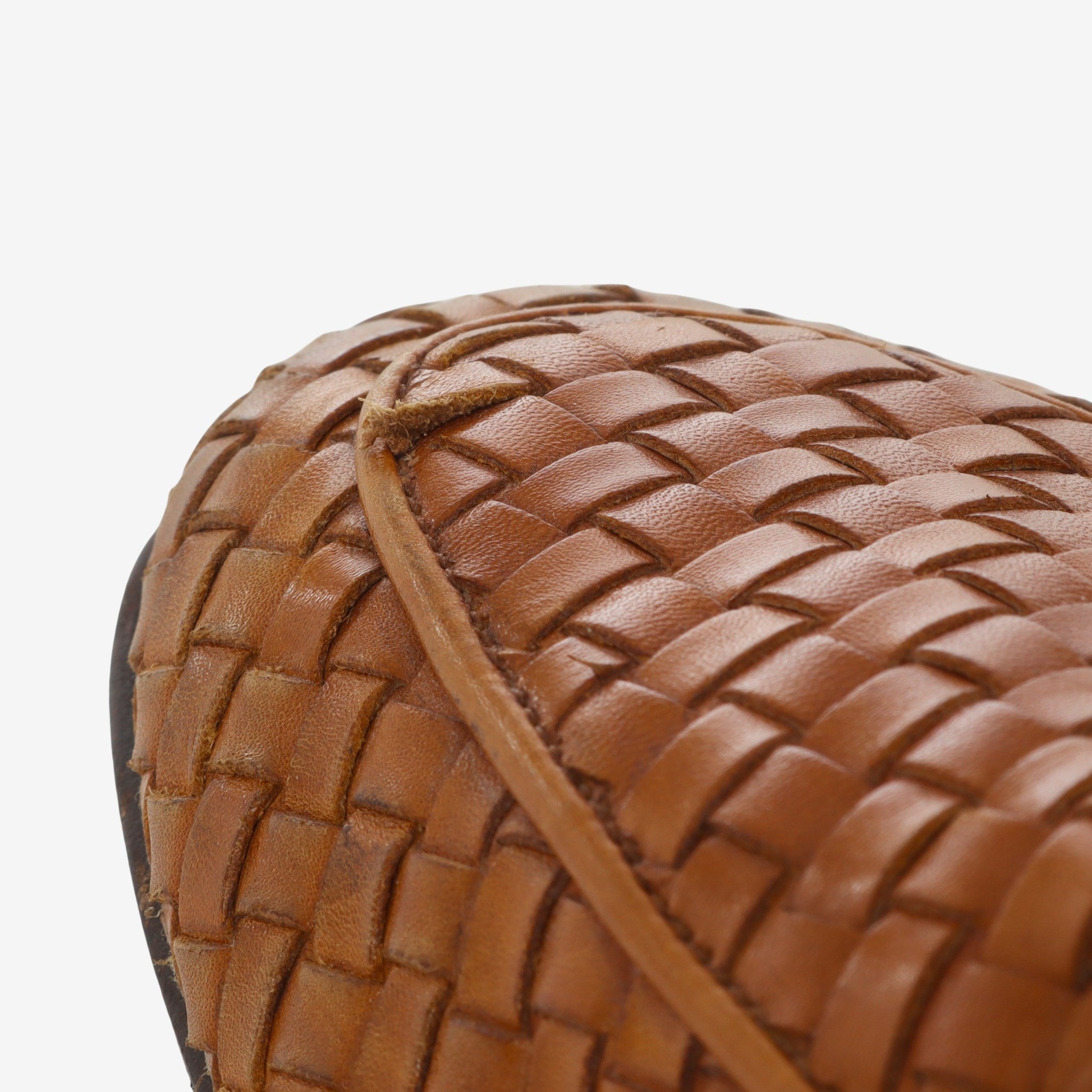 Woven Leather Sagan Classic Penny Loafer