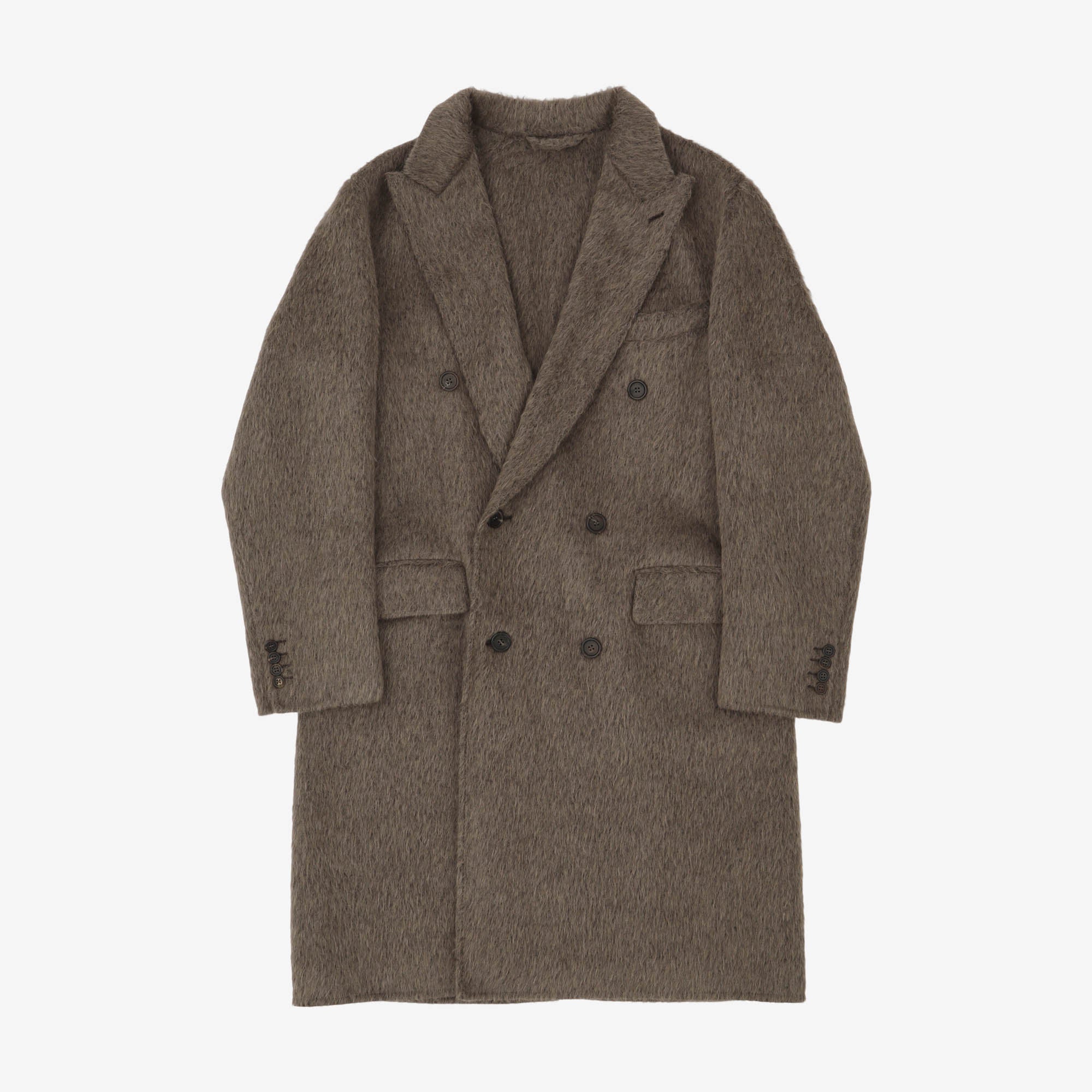 Spiga DB Alpaca Wool Overcoat
