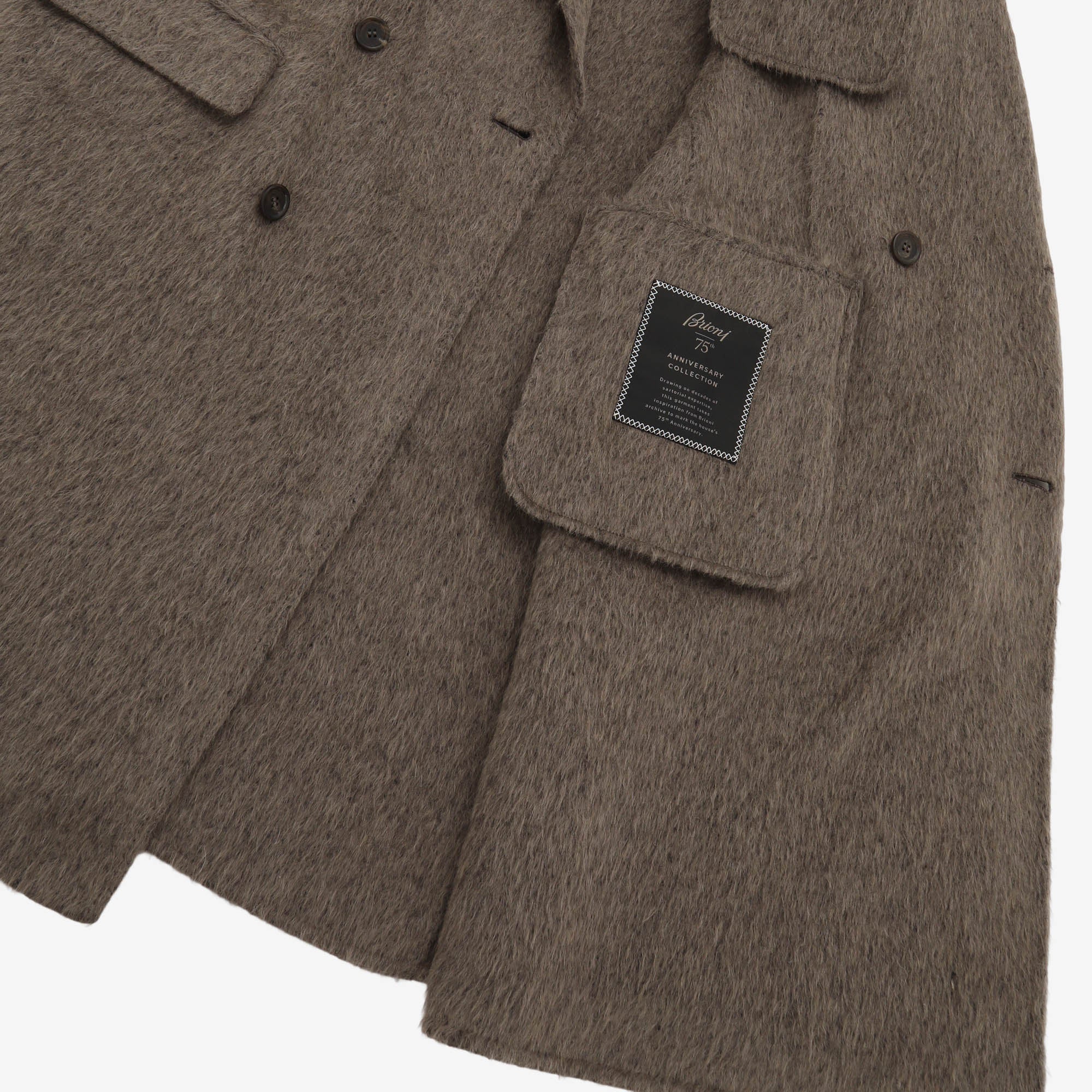 Spiga DB Alpaca Wool Overcoat
