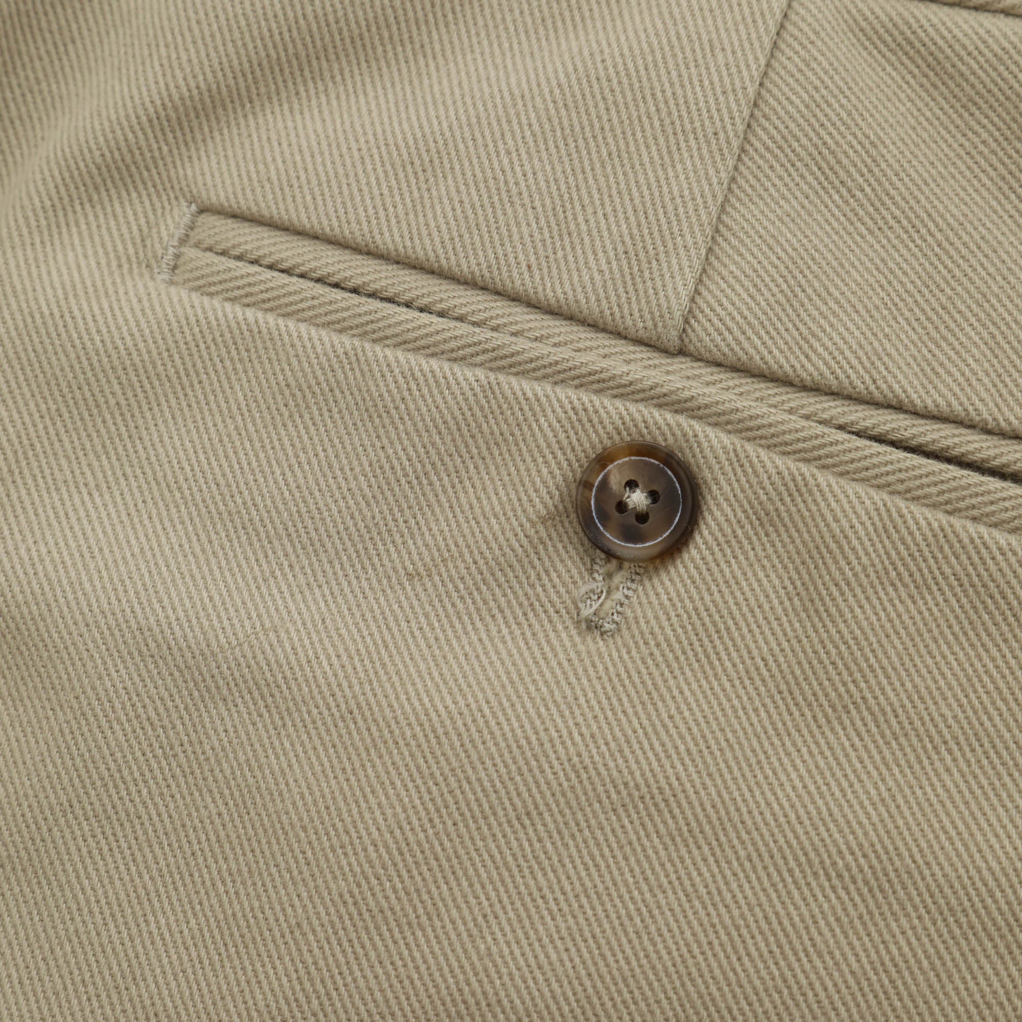 Cotton Twill Flat Front Trousers (30W X 30L)
