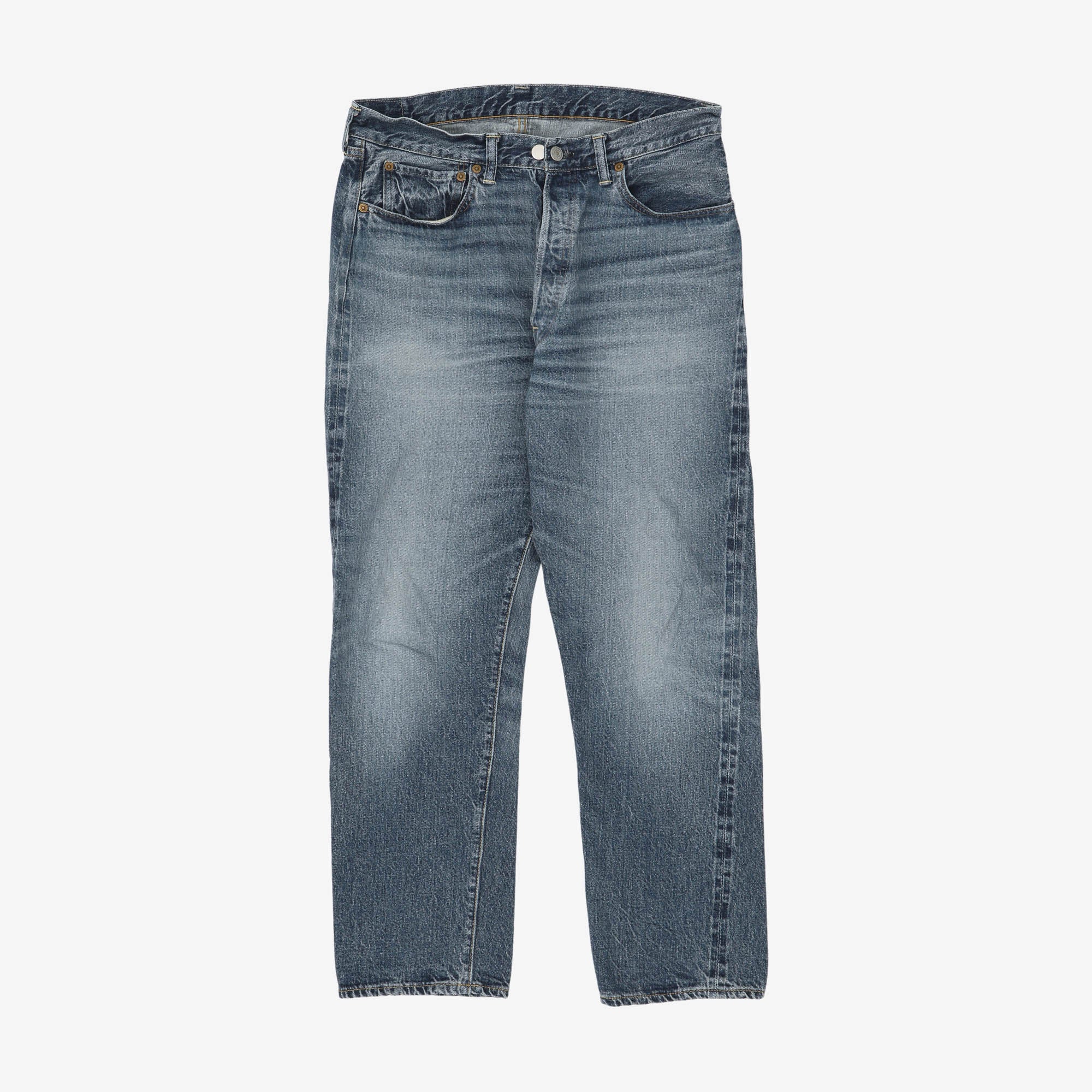 1101 Second Hand Used Wash 12oz Selvedge Jeans (32W X 27L)