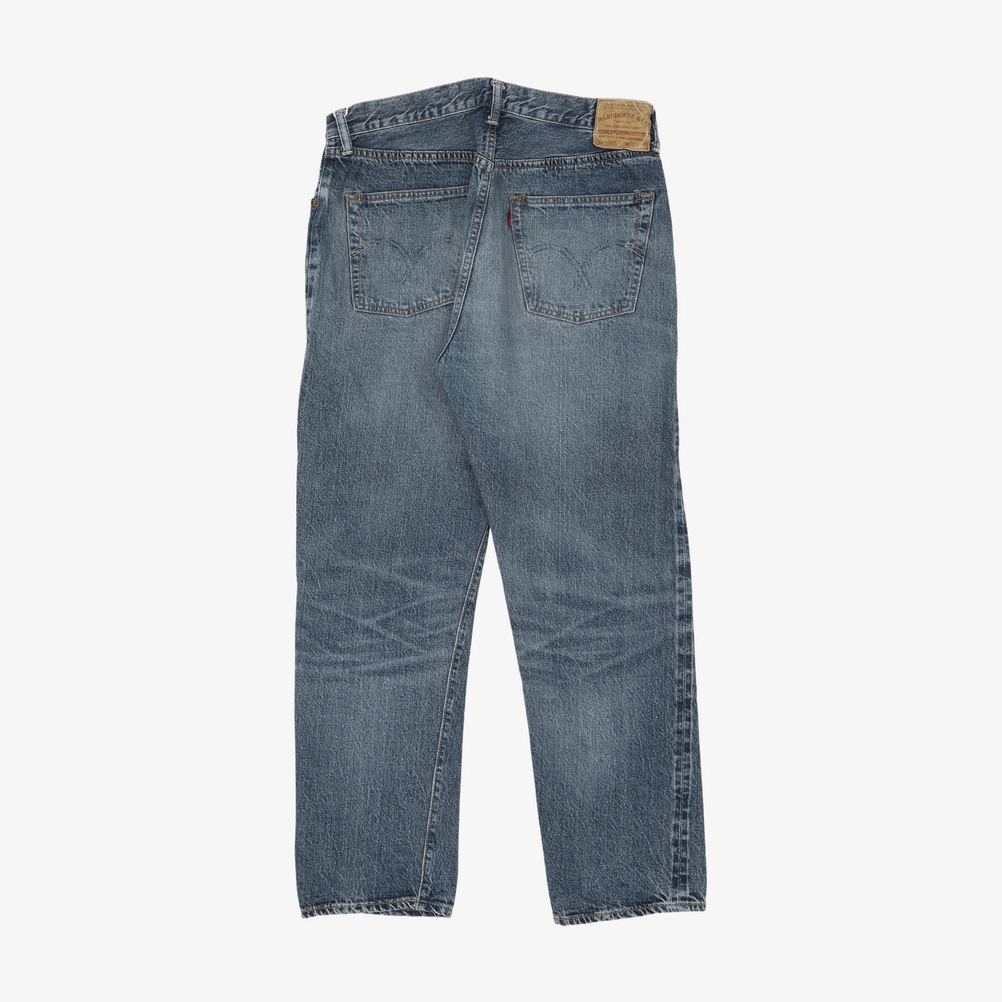 1101 Second Hand Used Wash 12oz Selvedge Jeans (32W X 27L)
