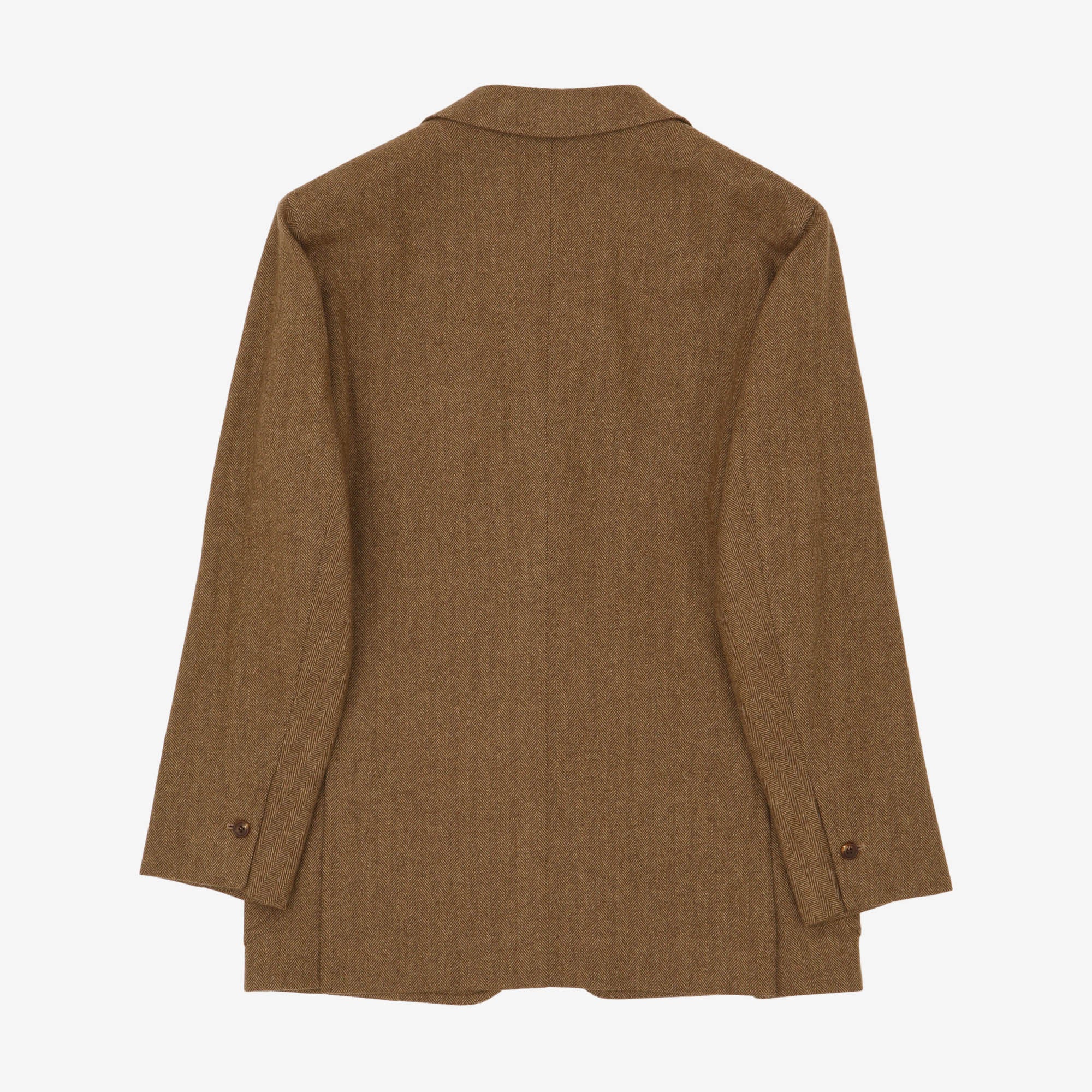 Bespoke Cashmere Herringbone Blazer