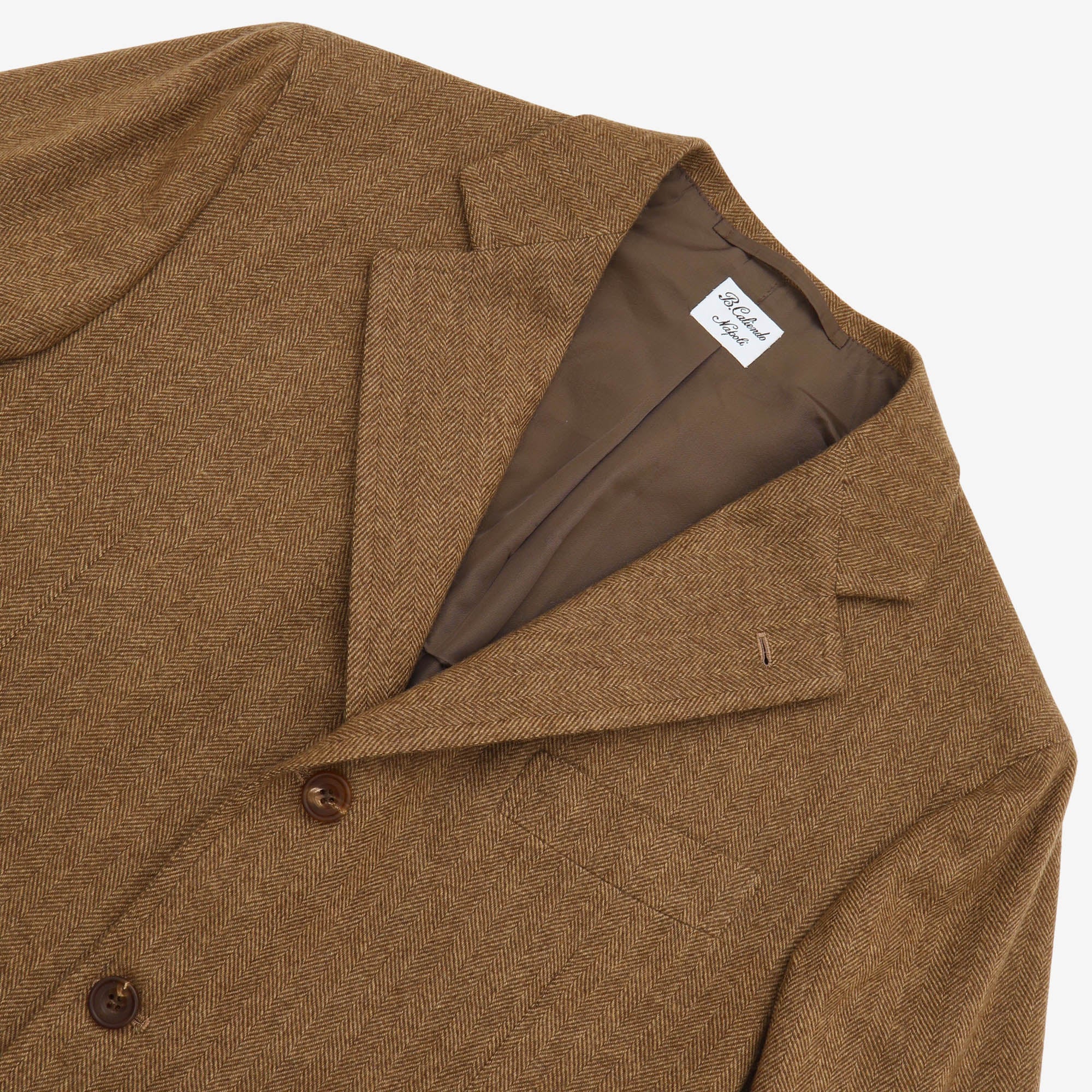 Bespoke Cashmere Herringbone Blazer