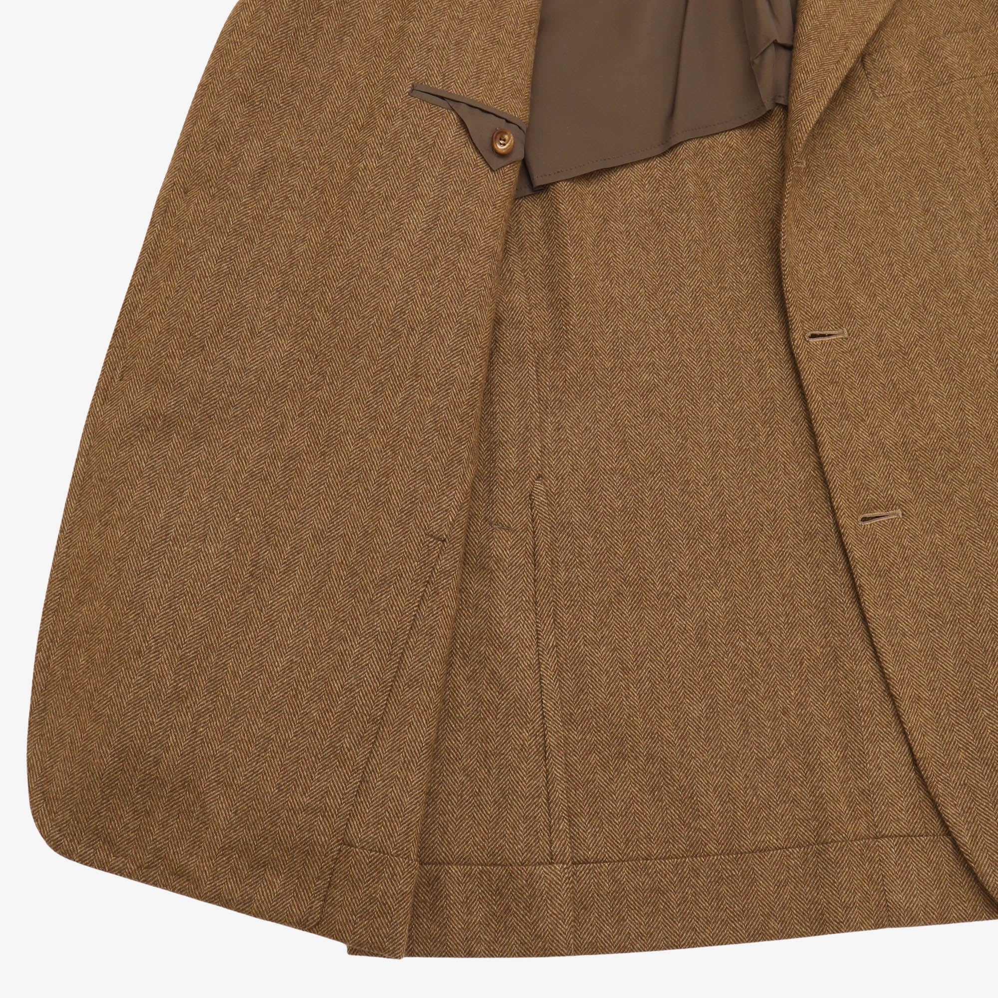 Bespoke Cashmere Herringbone Blazer