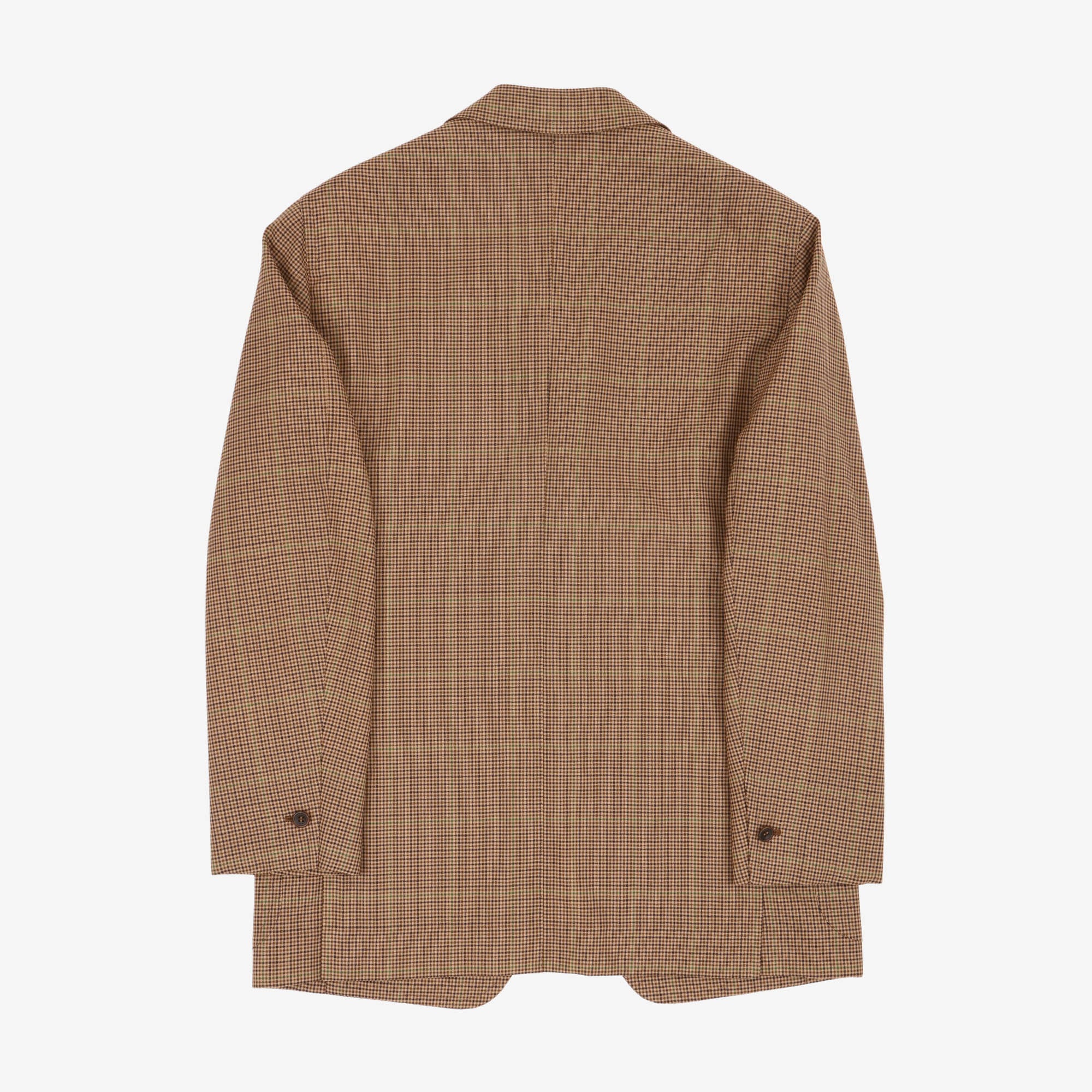 Bespoke Micro Check Wool Blazer