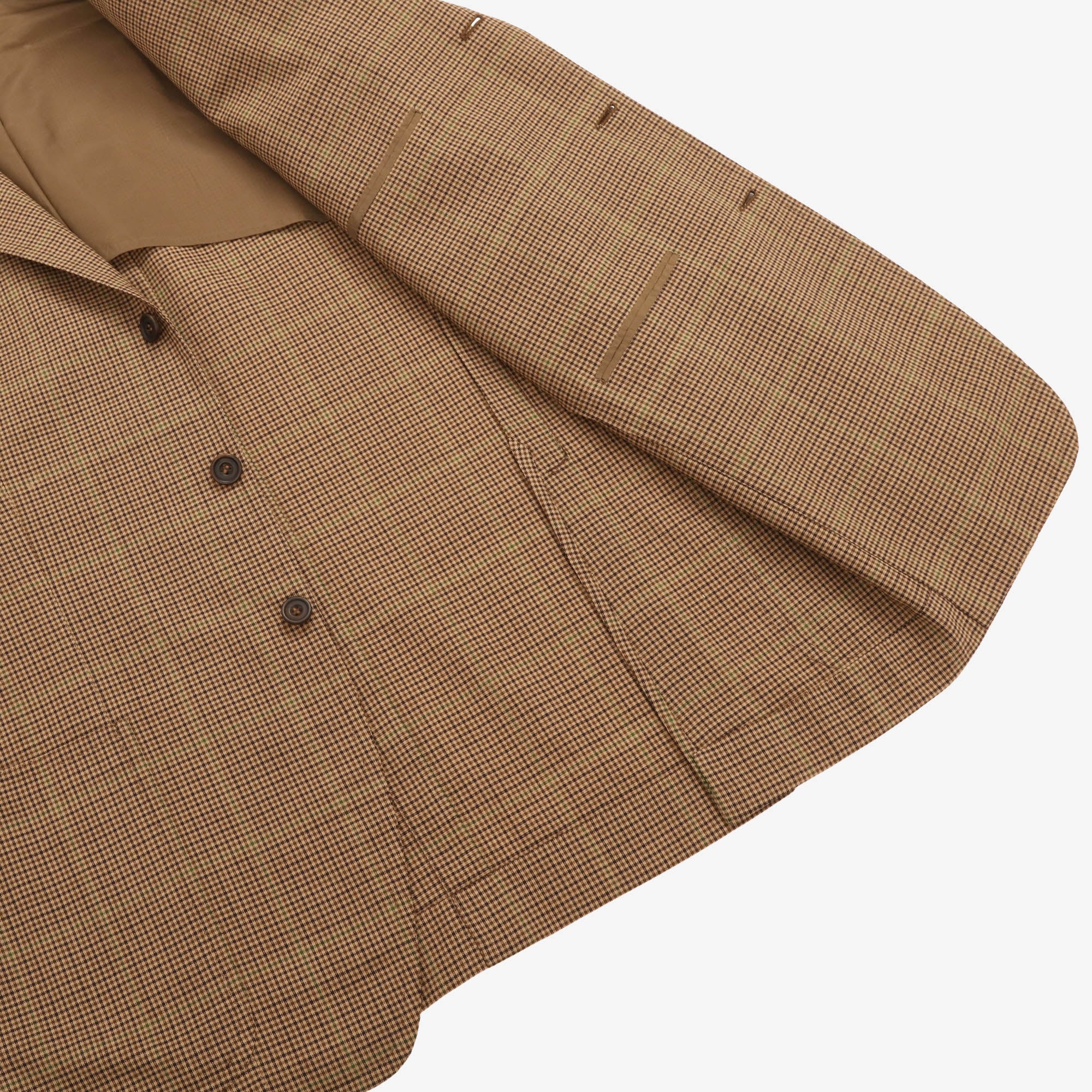 Bespoke Micro Check Wool Blazer