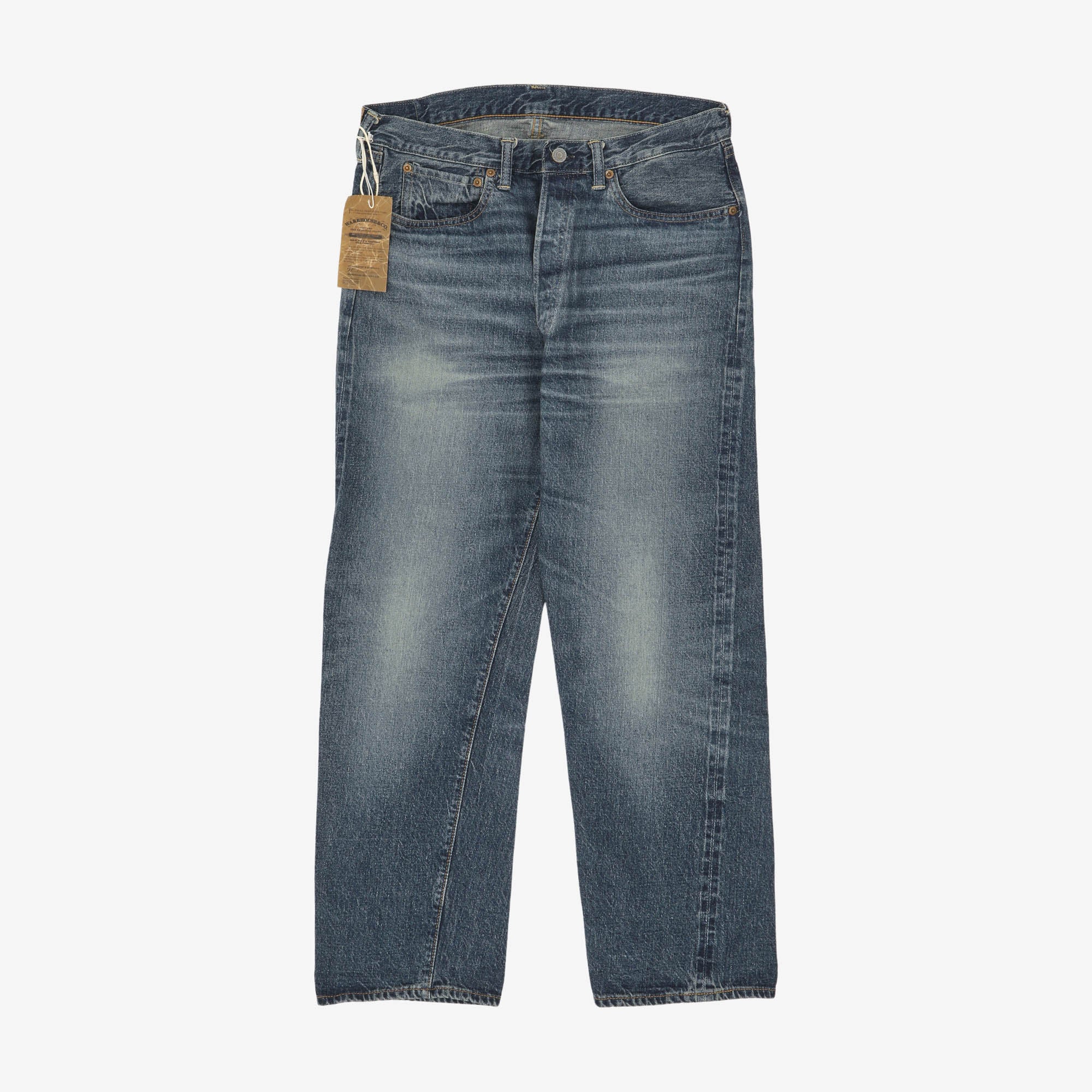 1101 Second Hand Used Wash 12oz Selvedge Jeans (32W X 27L)