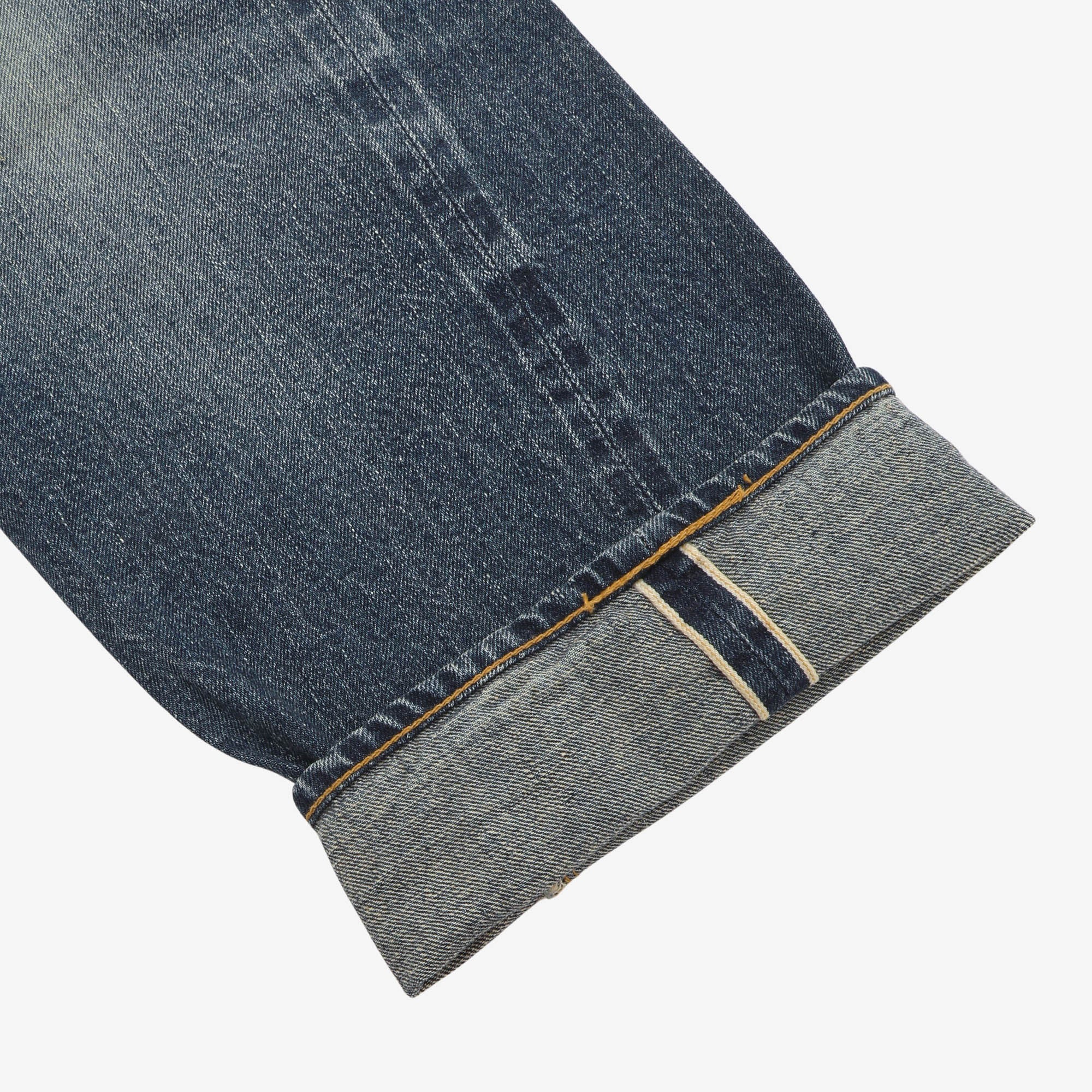 1101 Second Hand Used Wash 12oz Selvedge Jeans (32W X 27L)