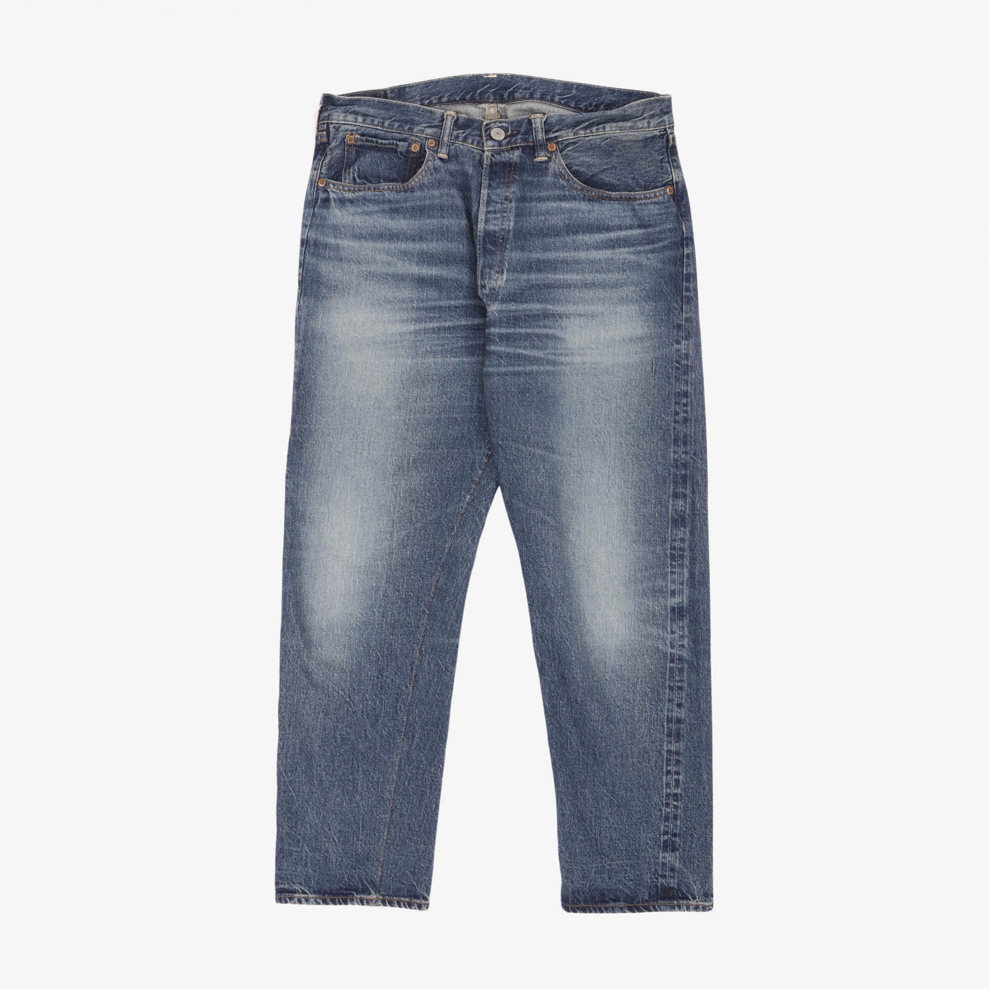 1101 Second Hand Used Wash 12oz Selvedge Jeans (33W X 27L)
