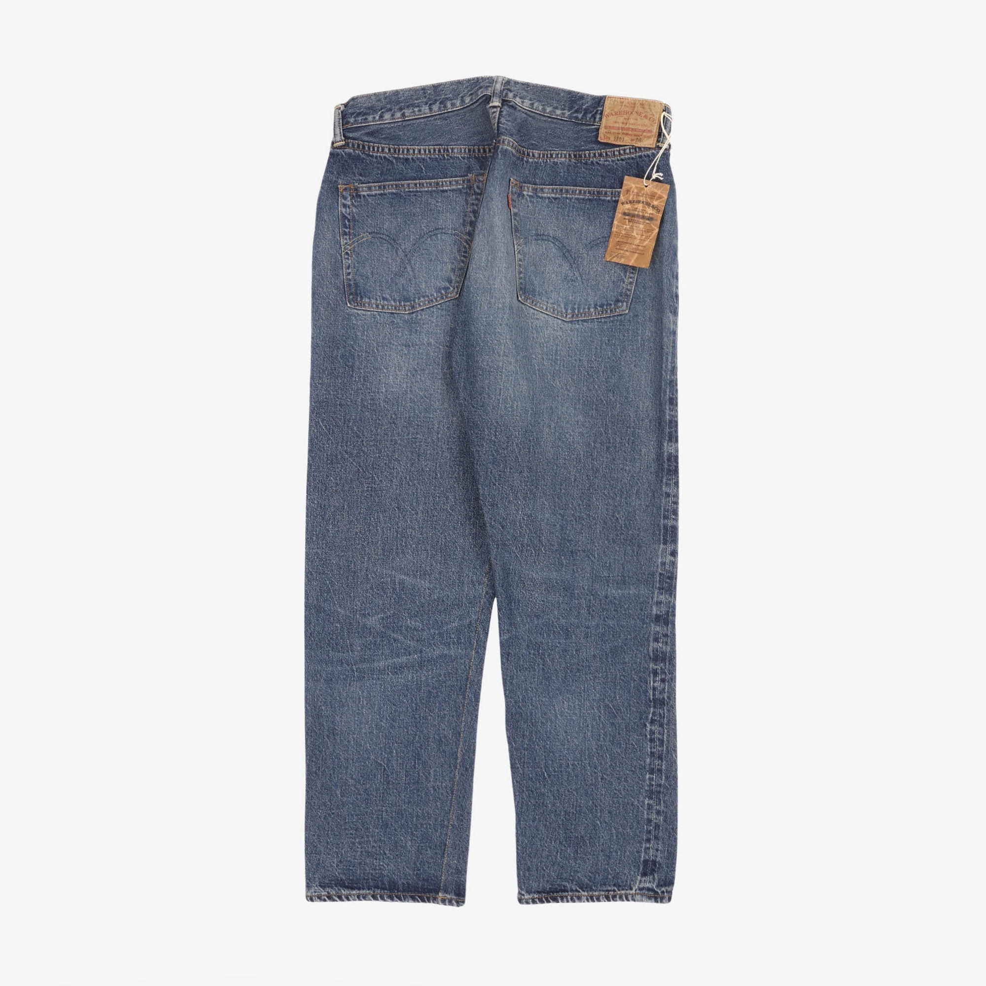 1101 Second Hand Used Wash 12oz Selvedge Jeans (33W X 27L)