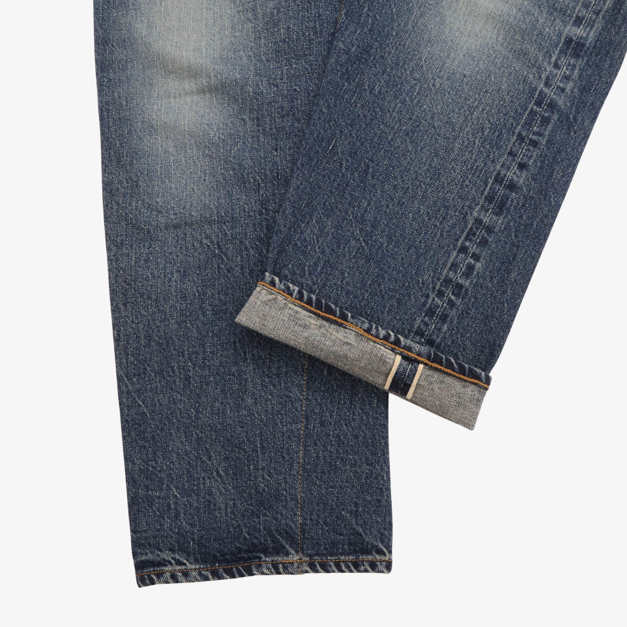 1101 Second Hand Used Wash 12oz Selvedge Jeans (33W X 27L)