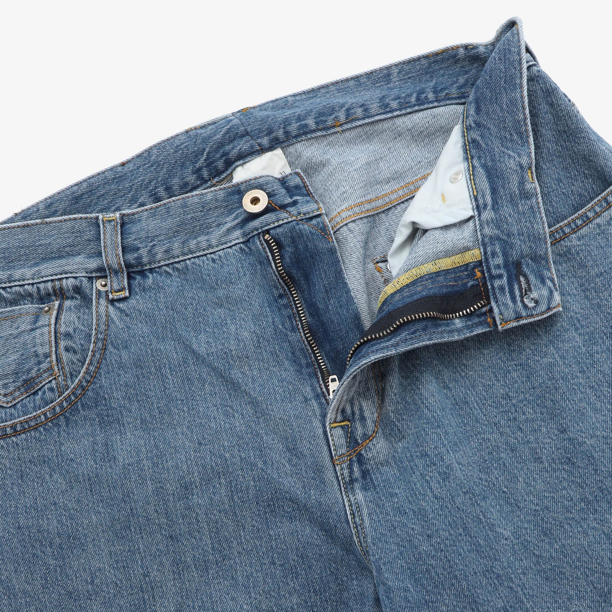 Mk 1 Mid Wash Selvedge Jeans (32W X 29L)