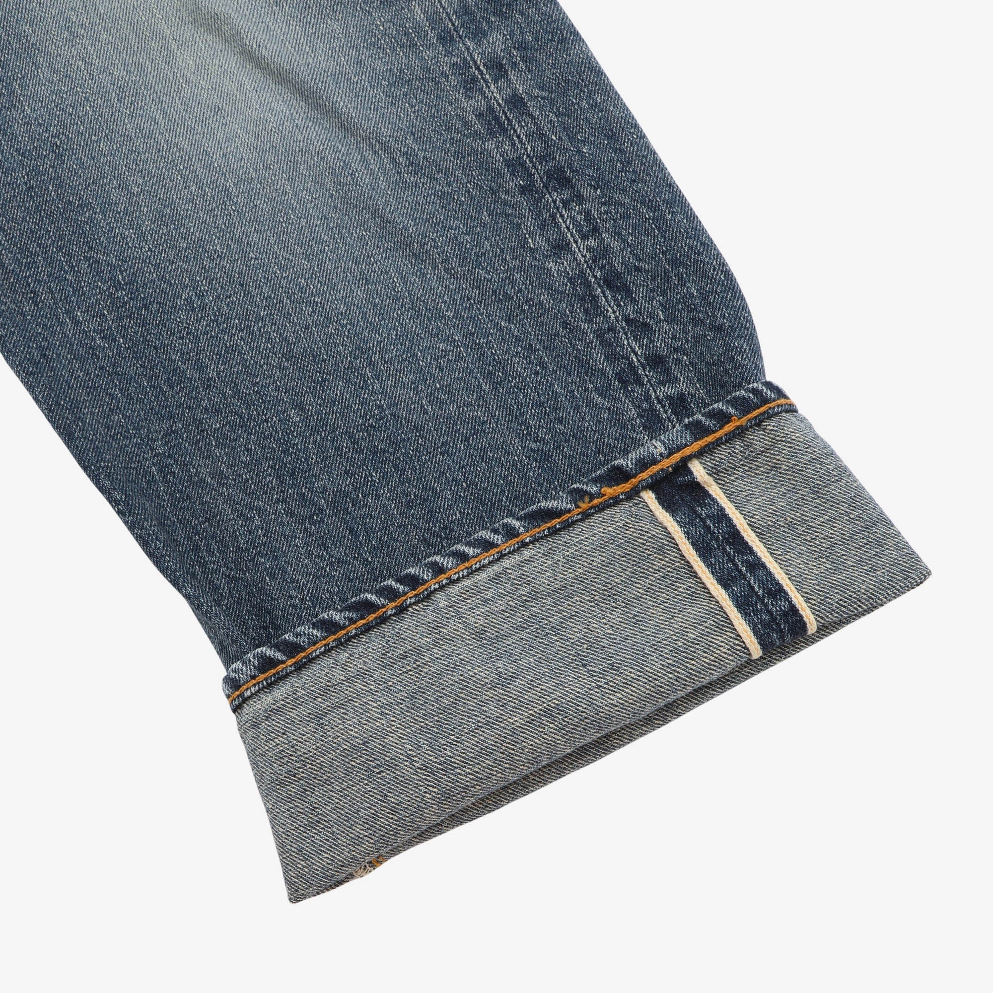 1105 Second Hand Used Wash 12oz Selvedge Jeans (32W X 27L)