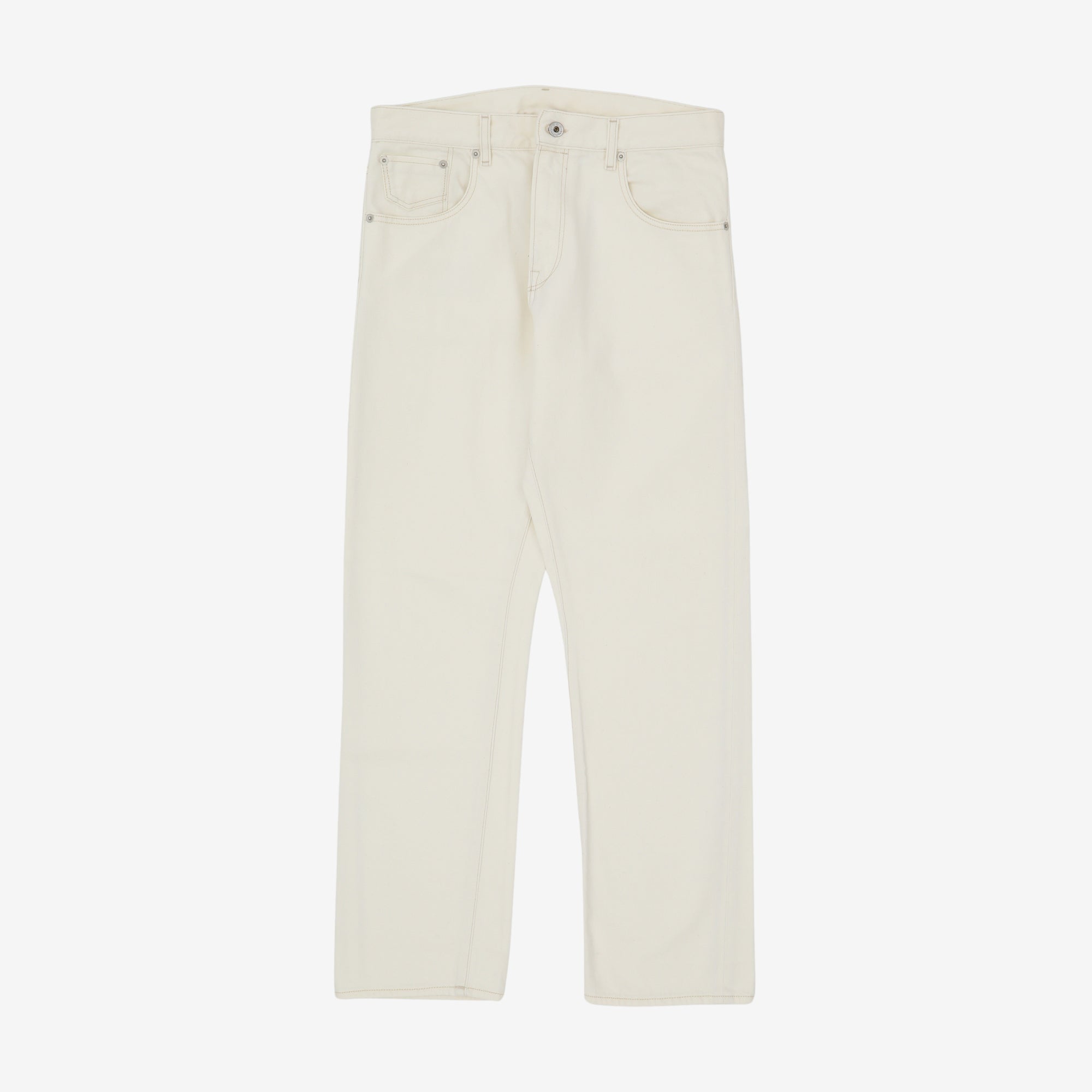 Mk 1 Ecru Wash Selvedge Jeans (32W X 29L)
