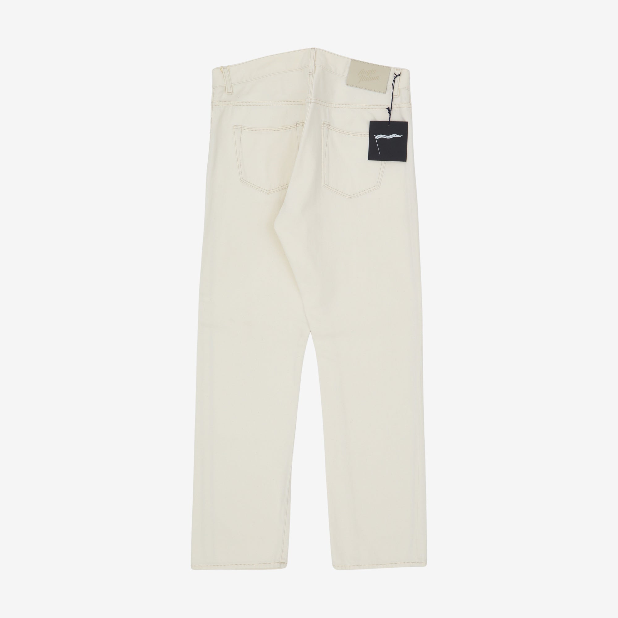 Mk 1 Ecru Wash Selvedge Jeans (32W X 29L)