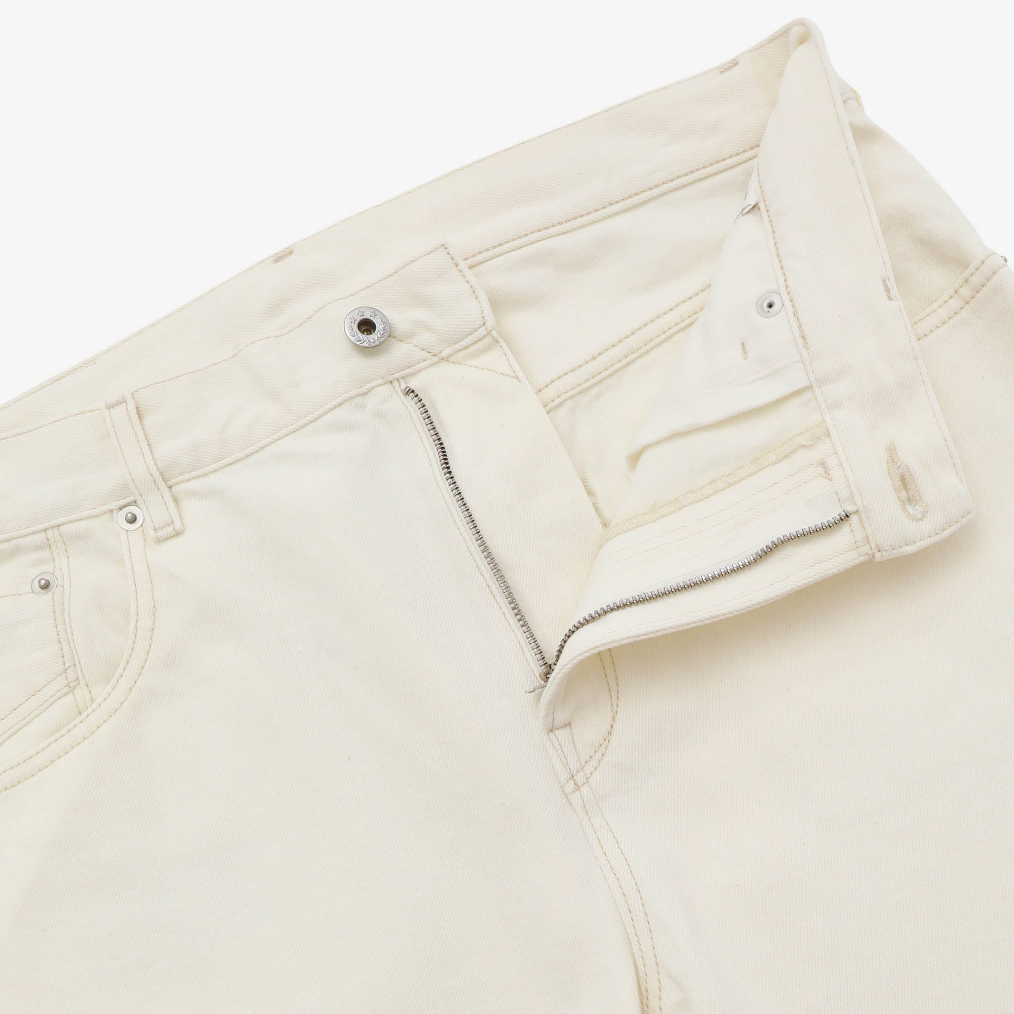 Mk 1 Ecru Wash Selvedge Jeans (32W X 29L)