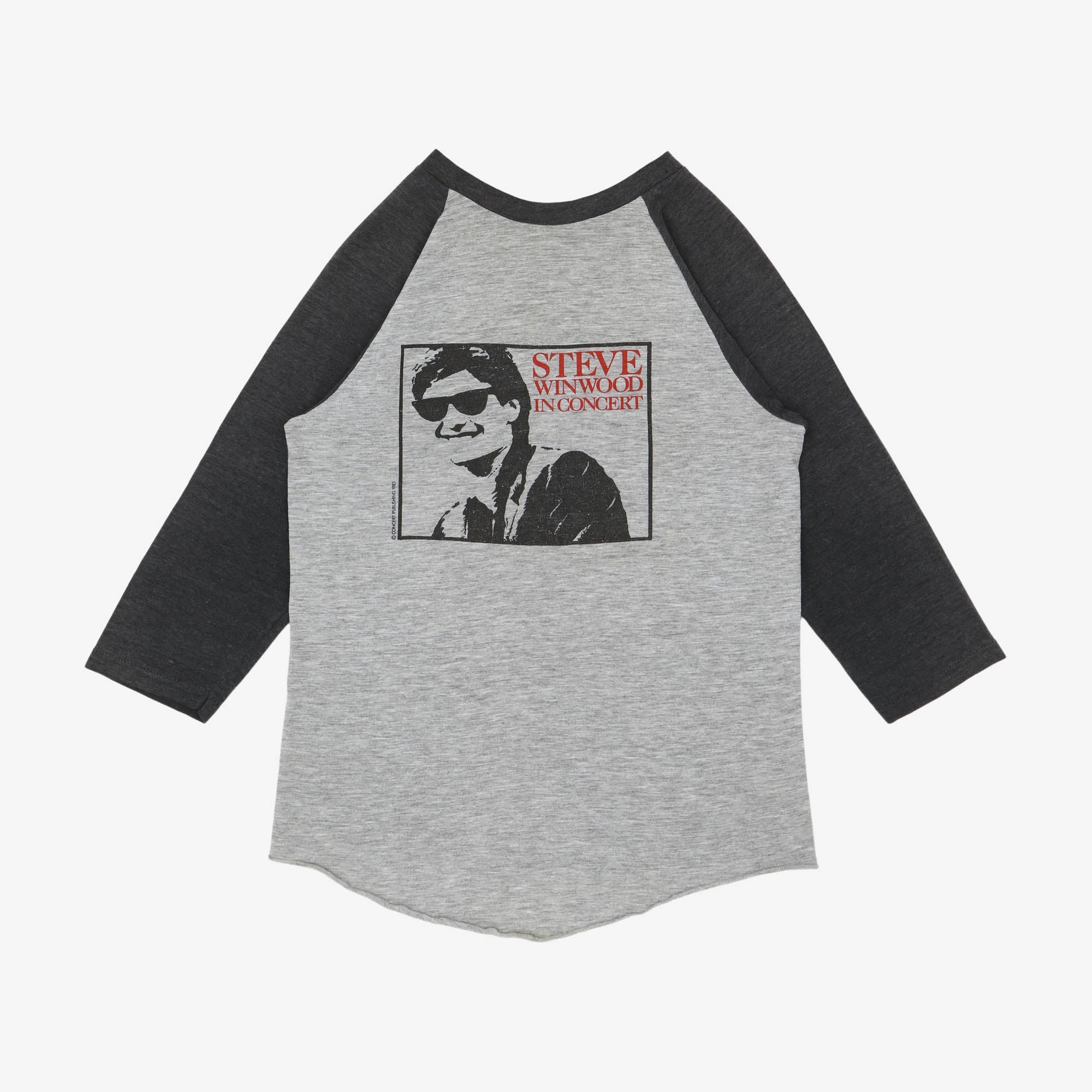 1983 Steve Winwood Baseball Tee