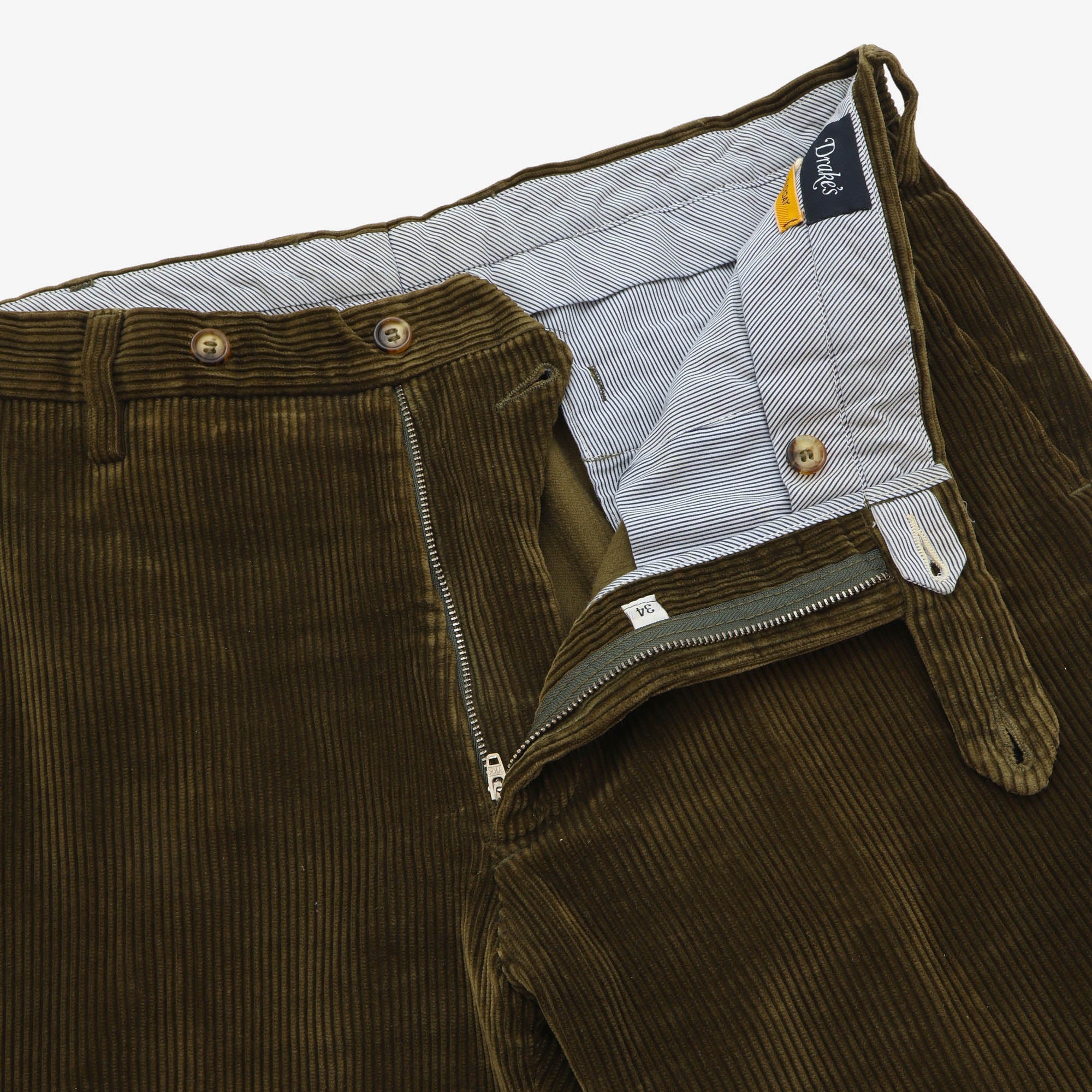 Easyday Corduroy Tailored Trousers (34W X 29.5L)