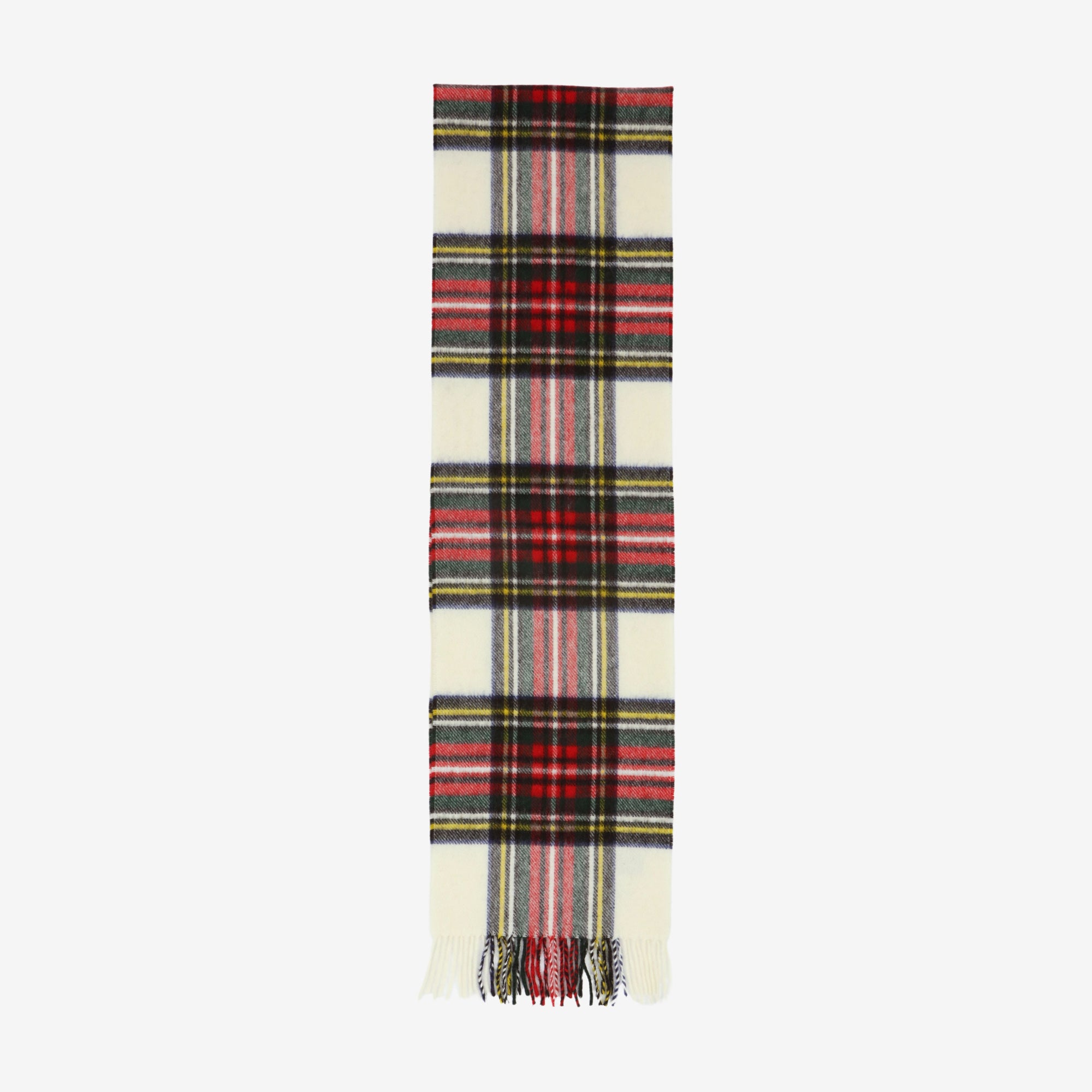 Merino Wool Plaid Scarf
