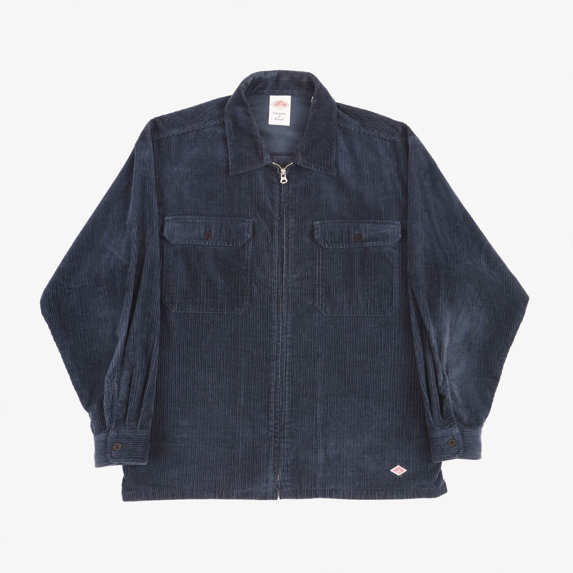 Corduroy Zip Shirt Blouson