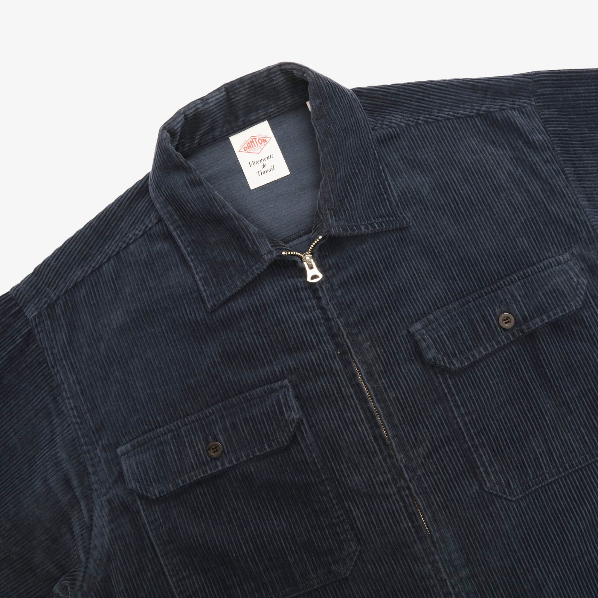 Corduroy Zip Shirt Blouson