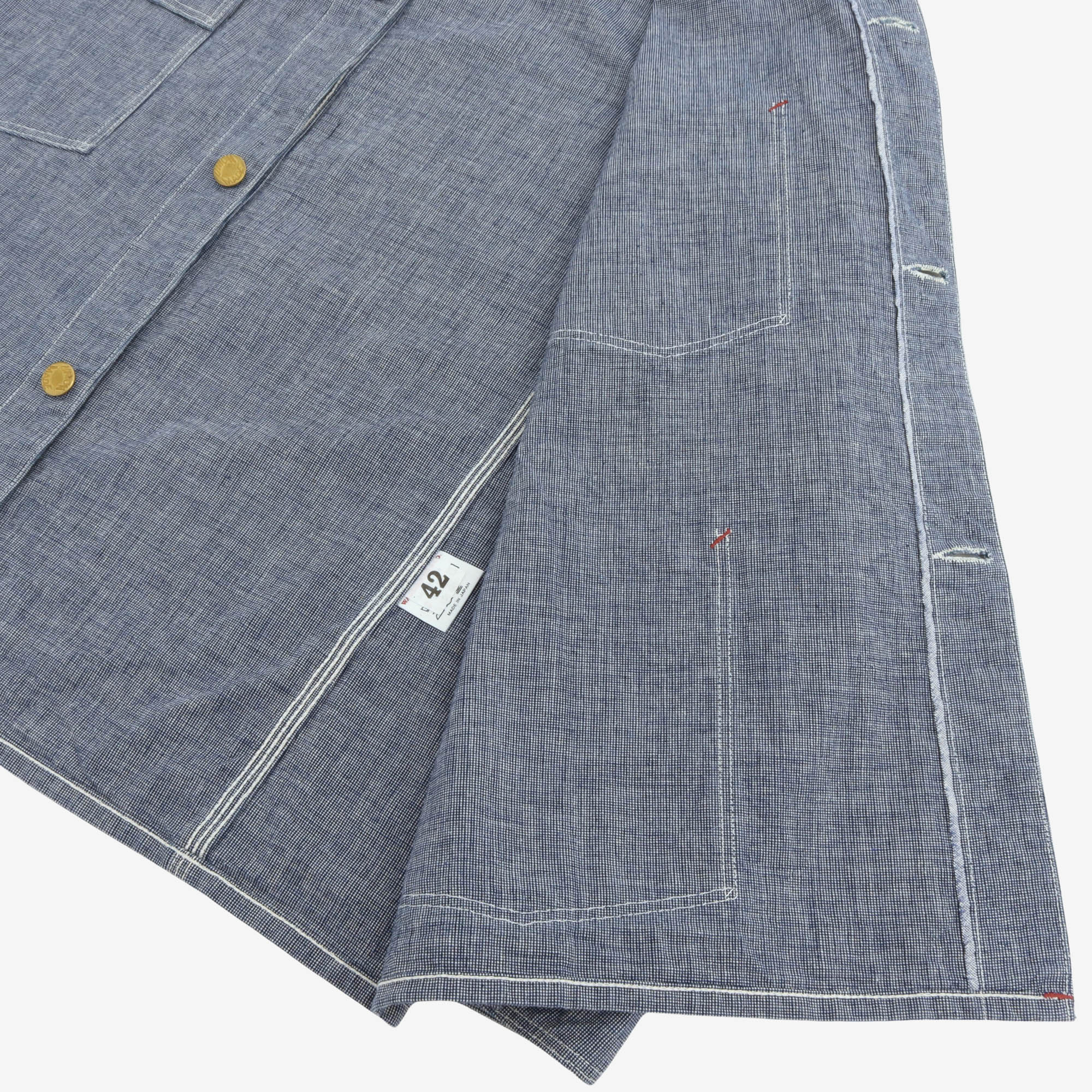 Pincheck Change Button Coverall