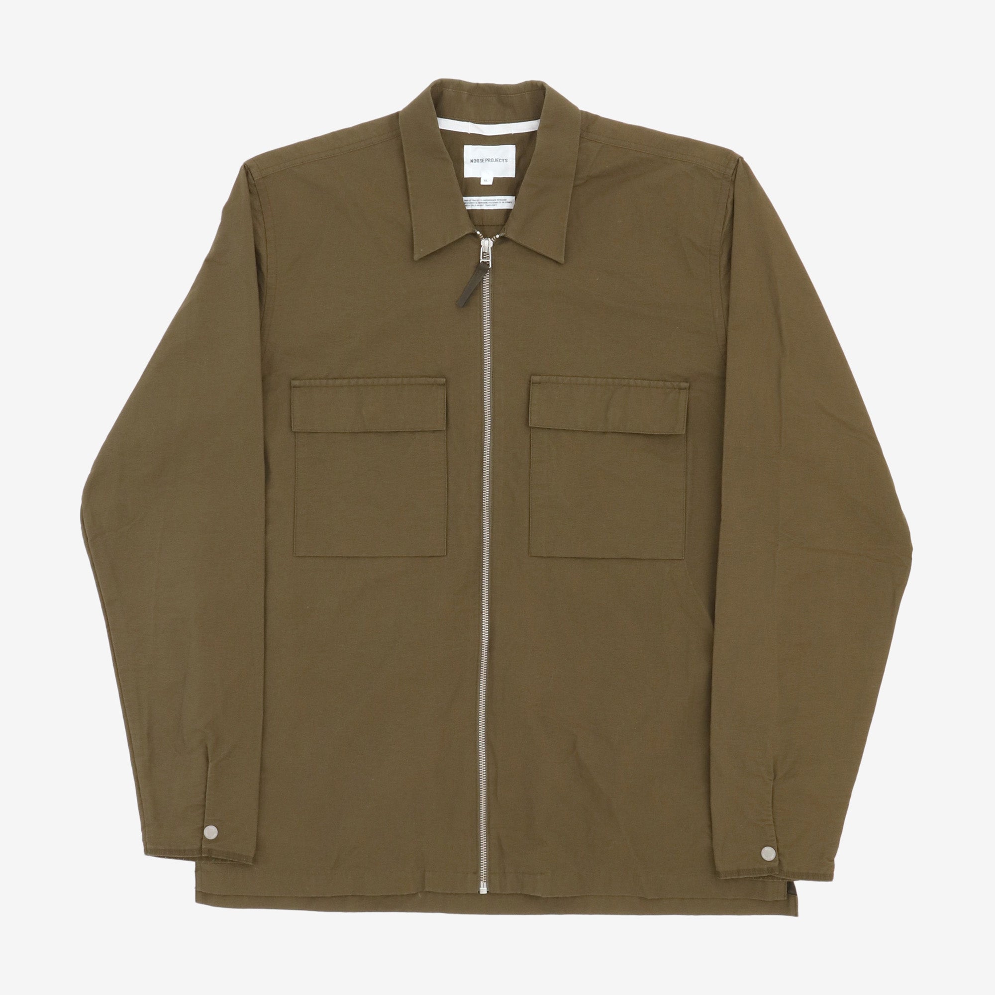 Jens Grosgrain Zip Overshirt