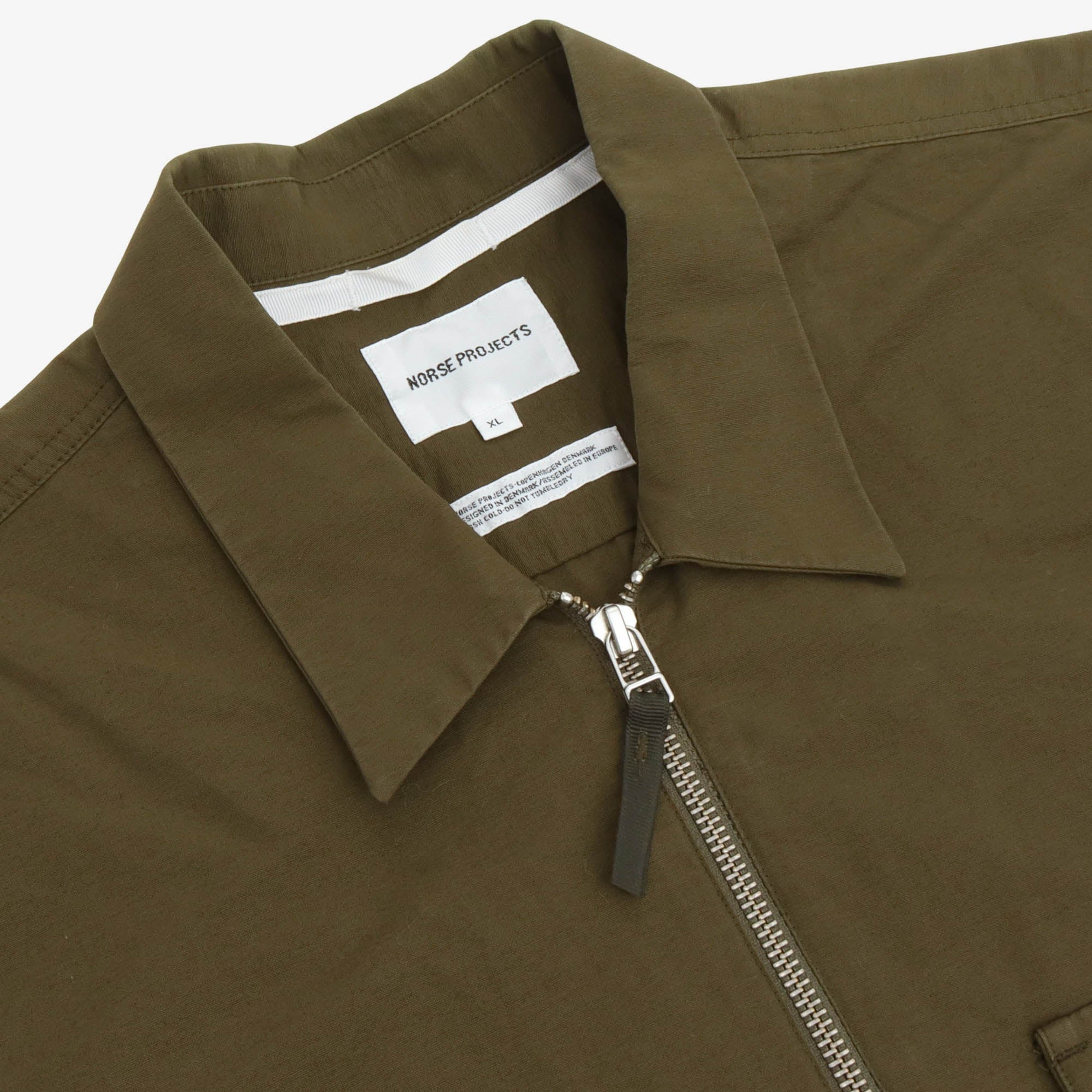 Jens Grosgrain Zip Overshirt
