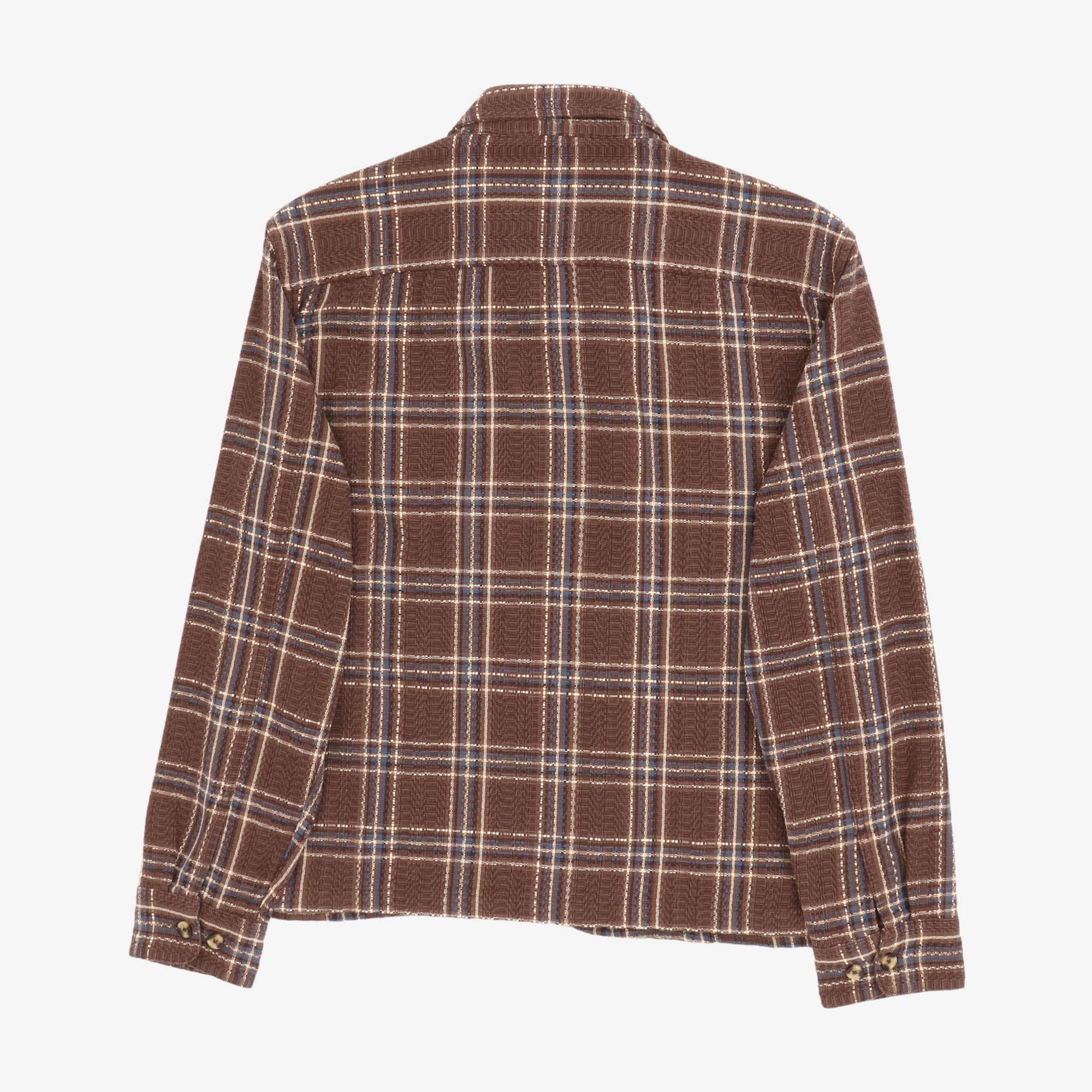 Venice Plaid Zip Overshirt