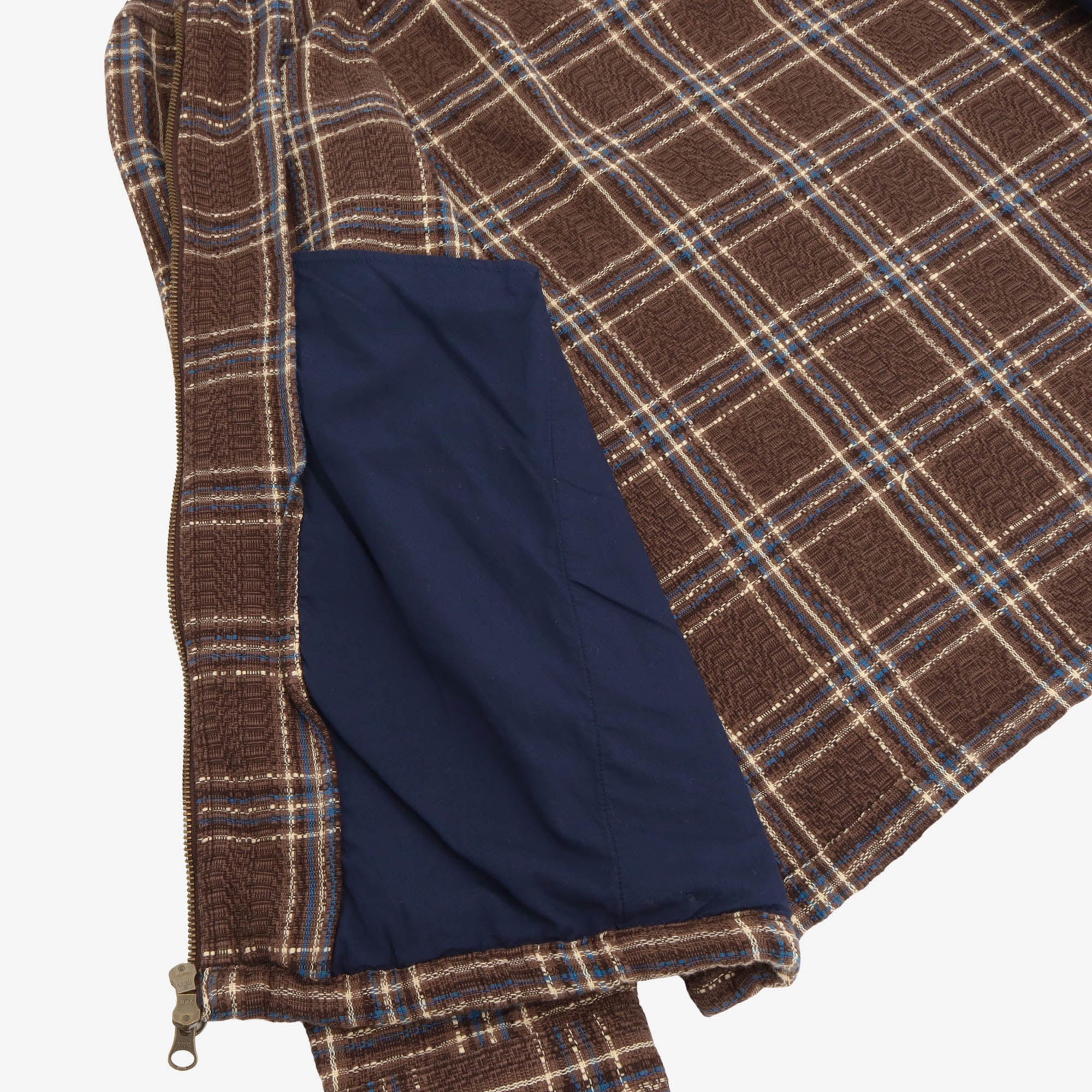 Venice Plaid Zip Overshirt