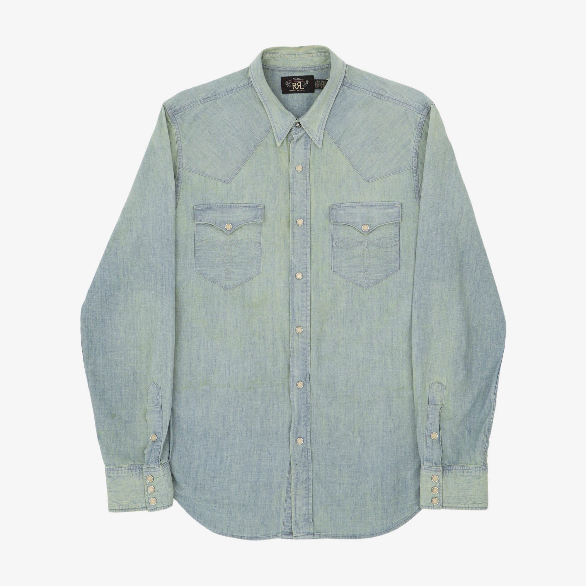 Davey Wash Chambray Western Shirt