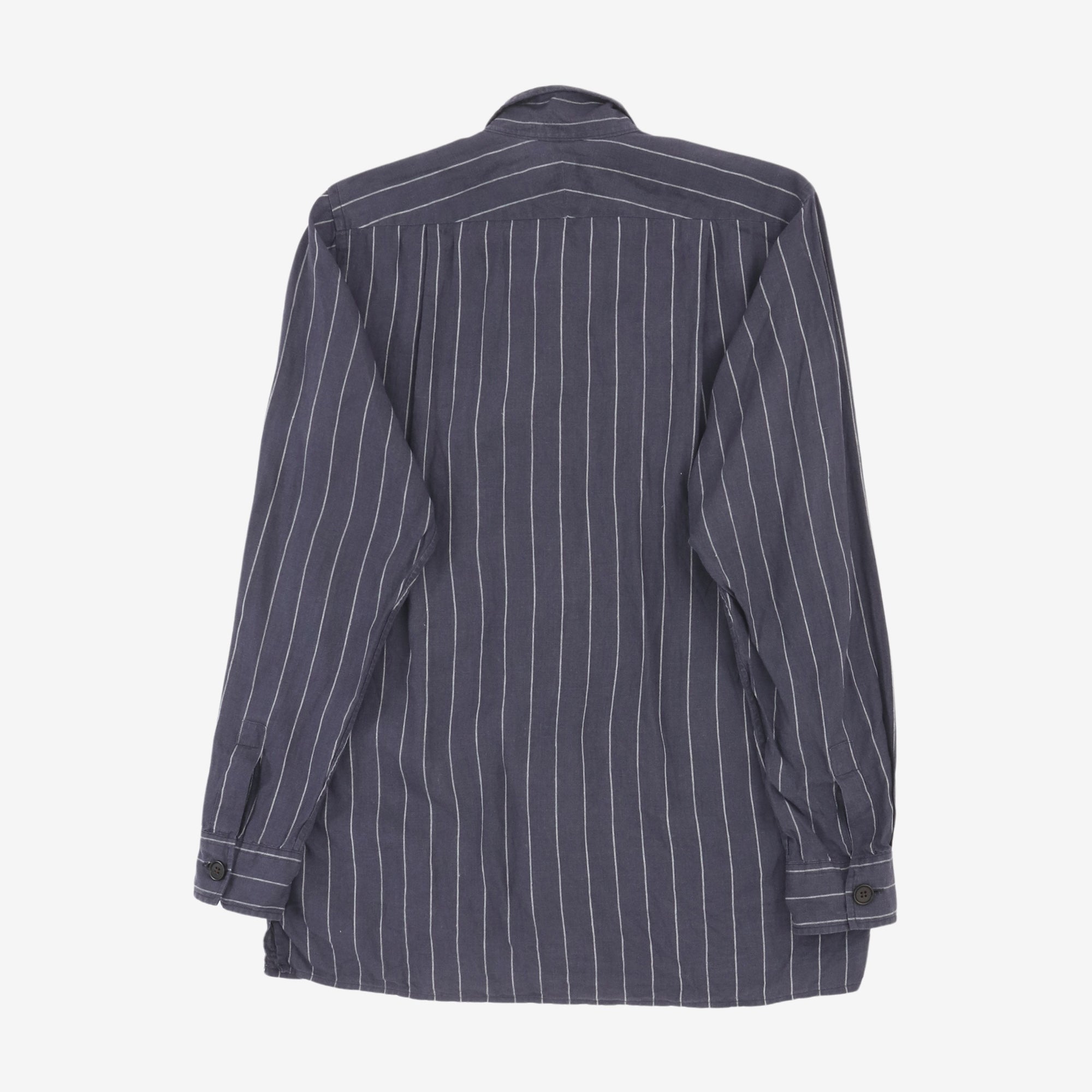 Pinstripe Linen Chore Jacket