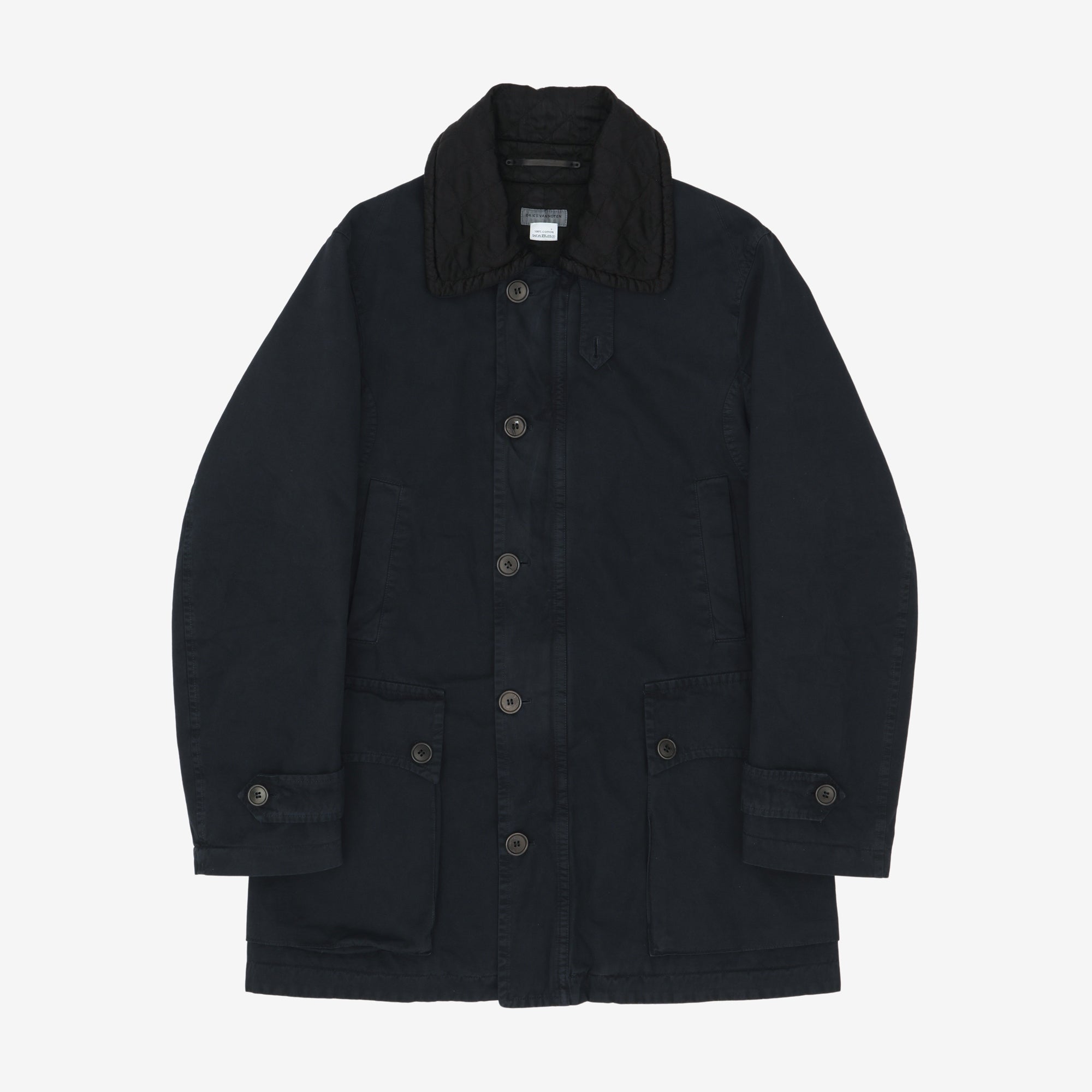Quilted Collar Utility Parka