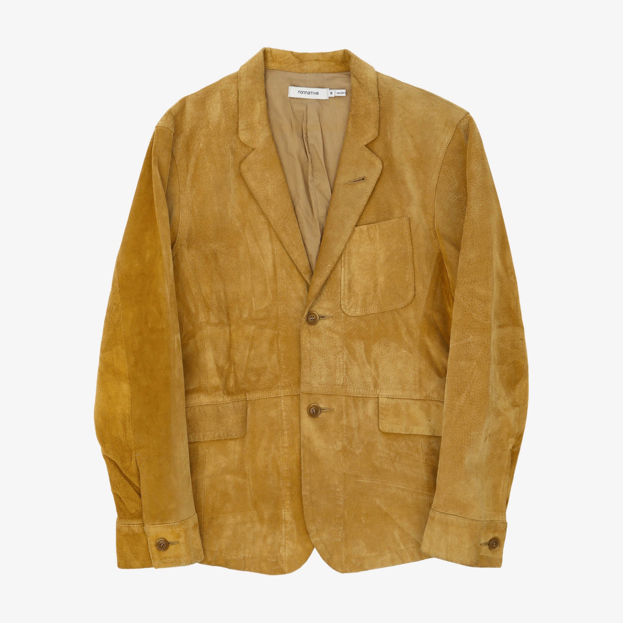 Suede Tailored Jacket