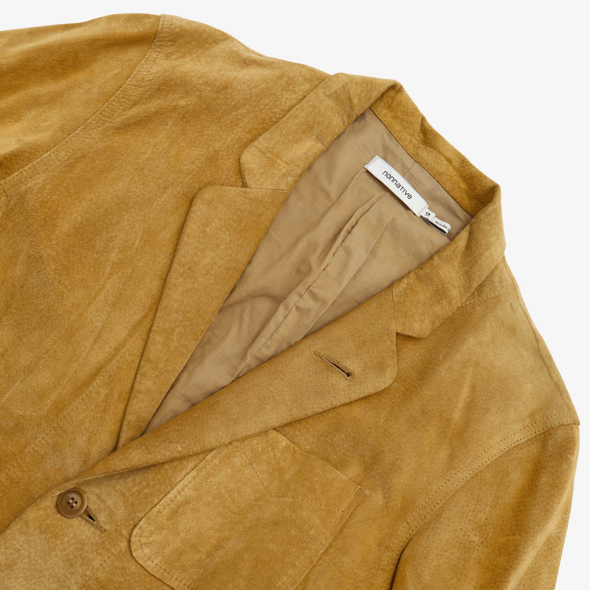 Suede Tailored Jacket