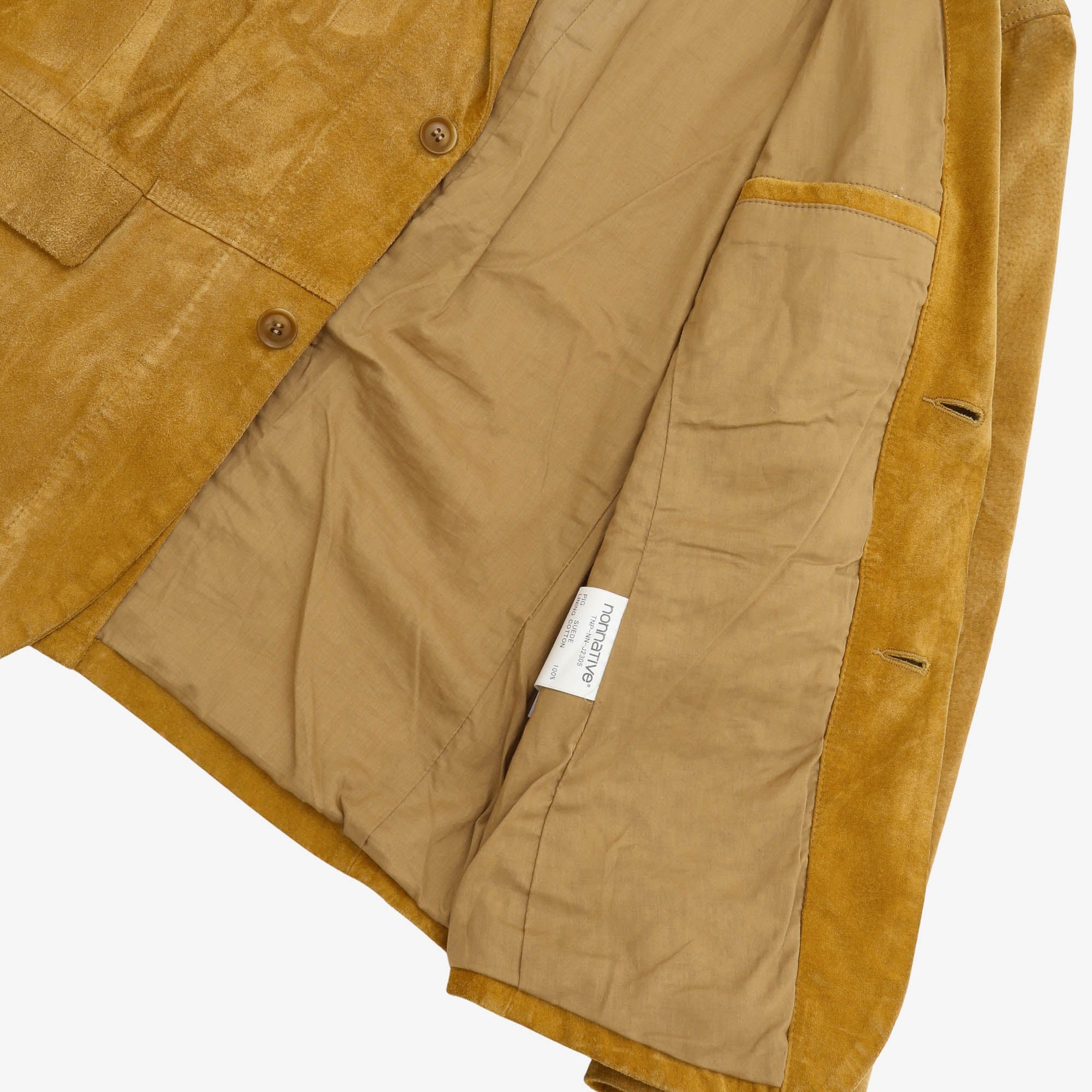 Suede Tailored Jacket