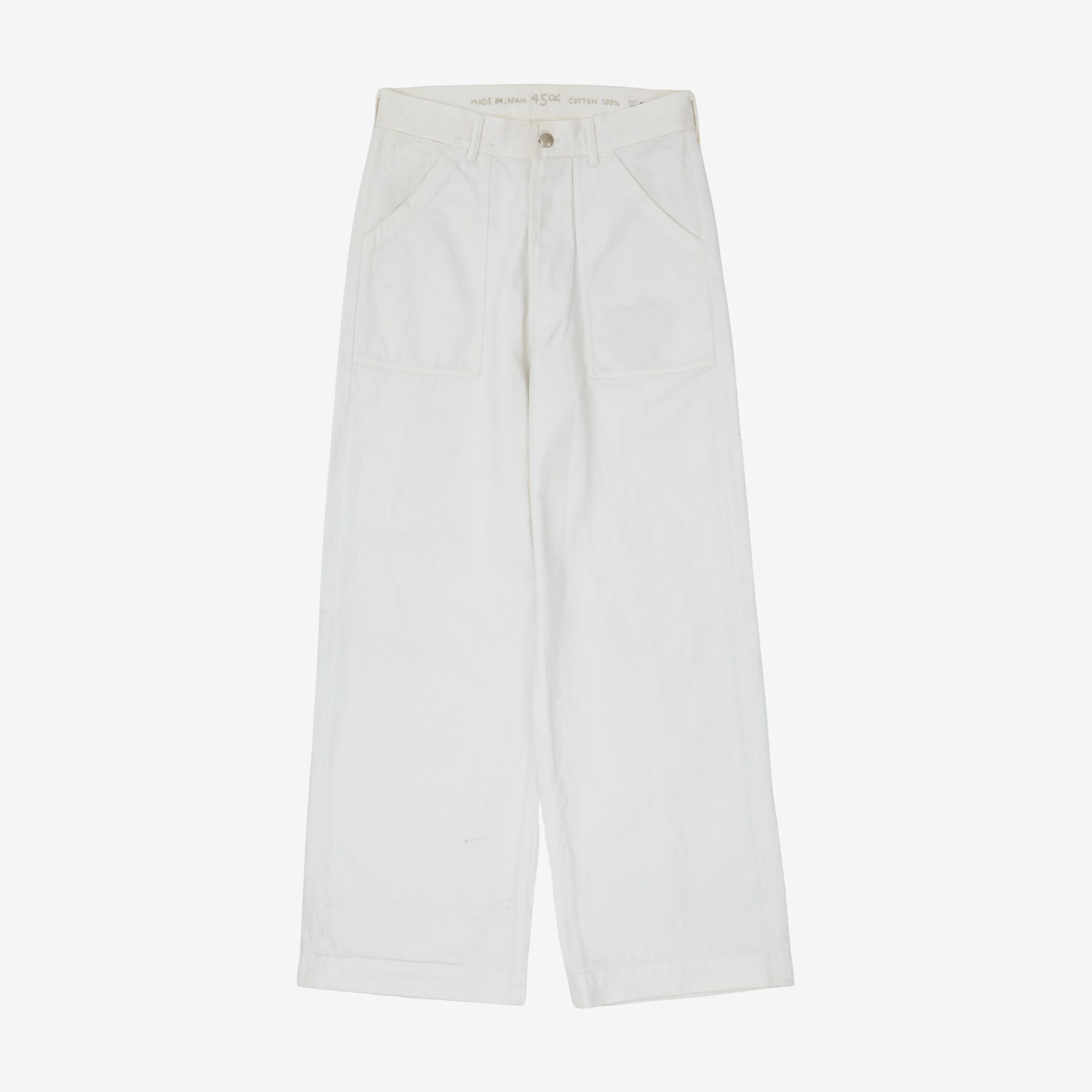 Wide Leg Selvedge Fatigue Pants (31W X 31.5L)