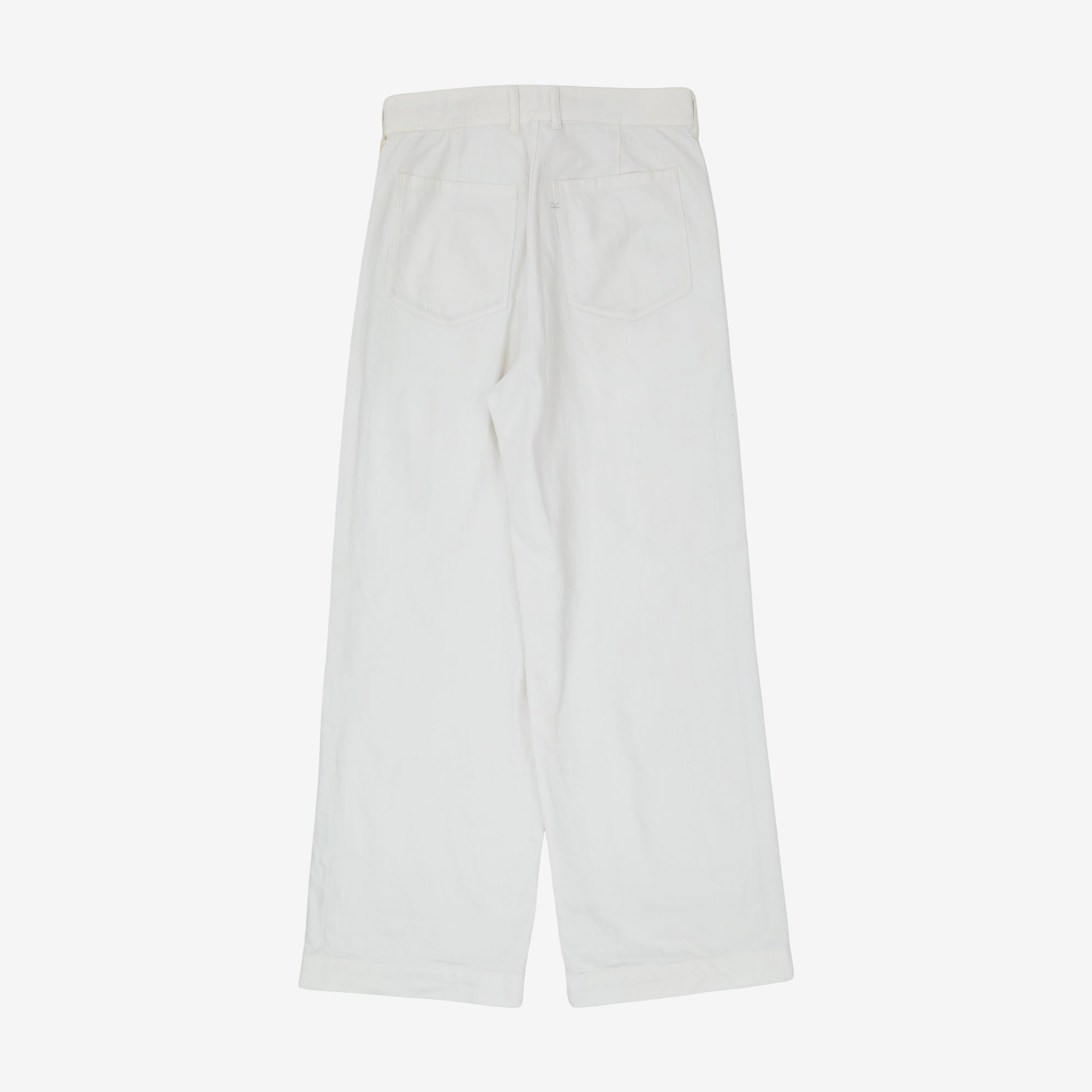 Wide Leg Selvedge Fatigue Pants (31W X 31.5L)