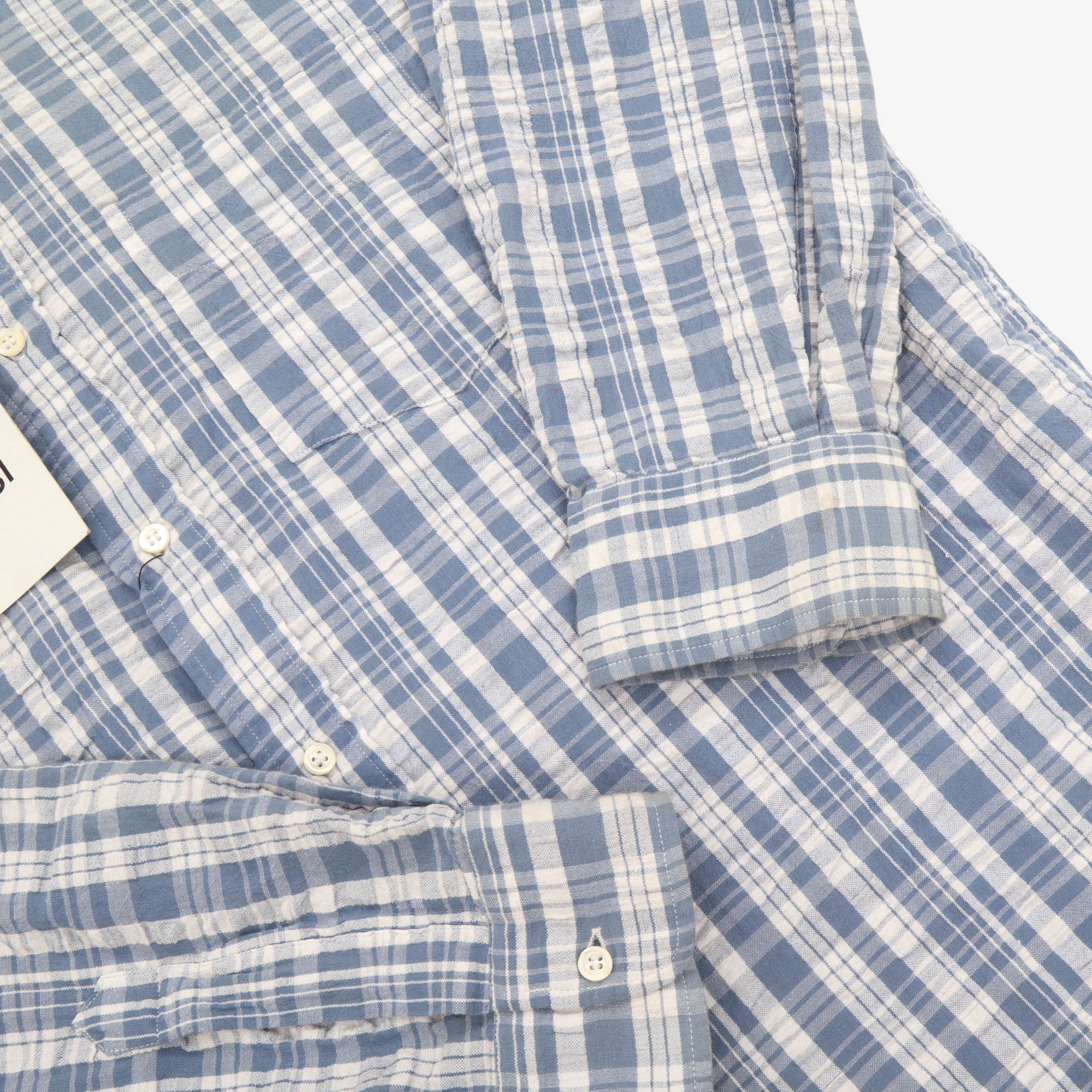 Check Plaid Seersucker Shirt