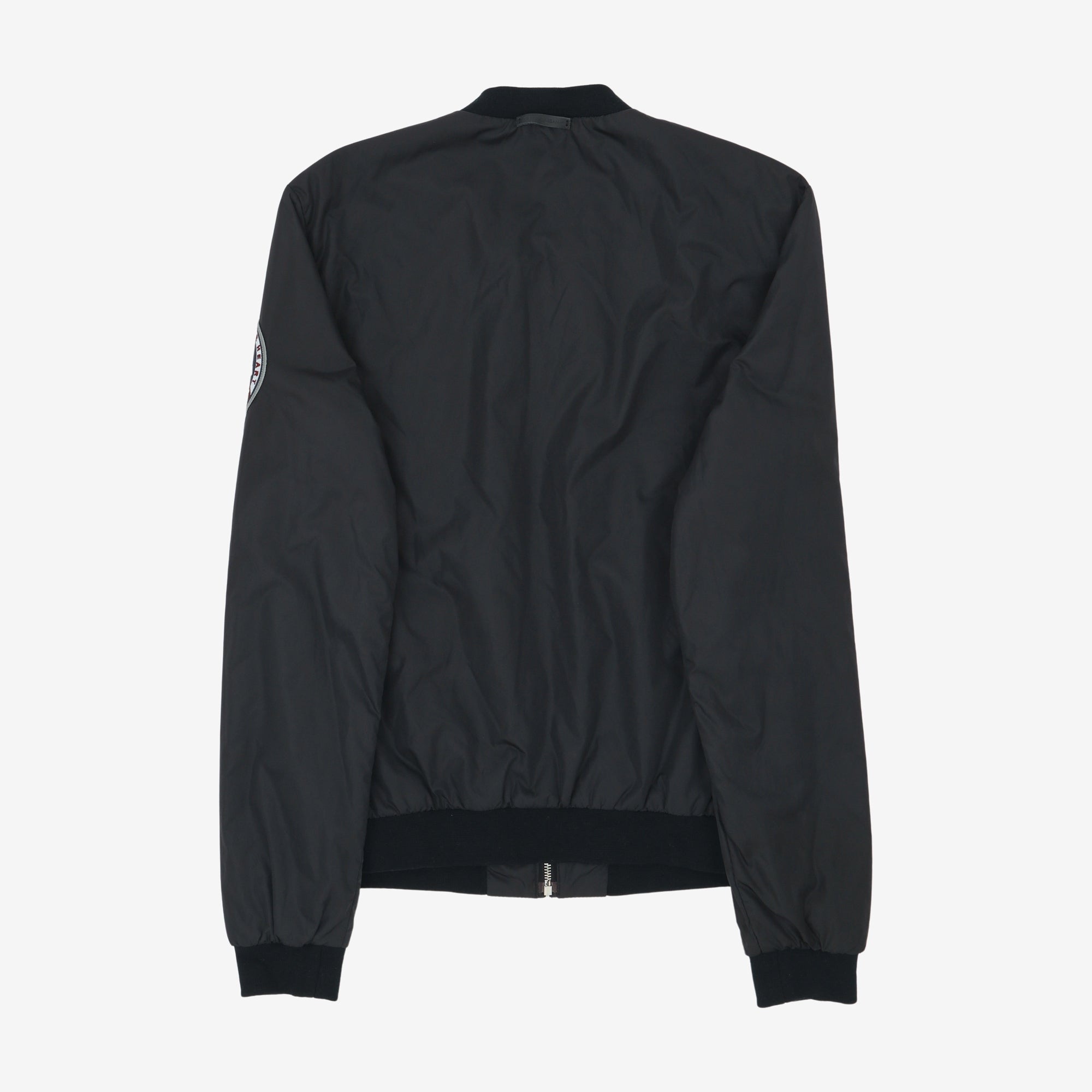 Patched Bomber Jacket