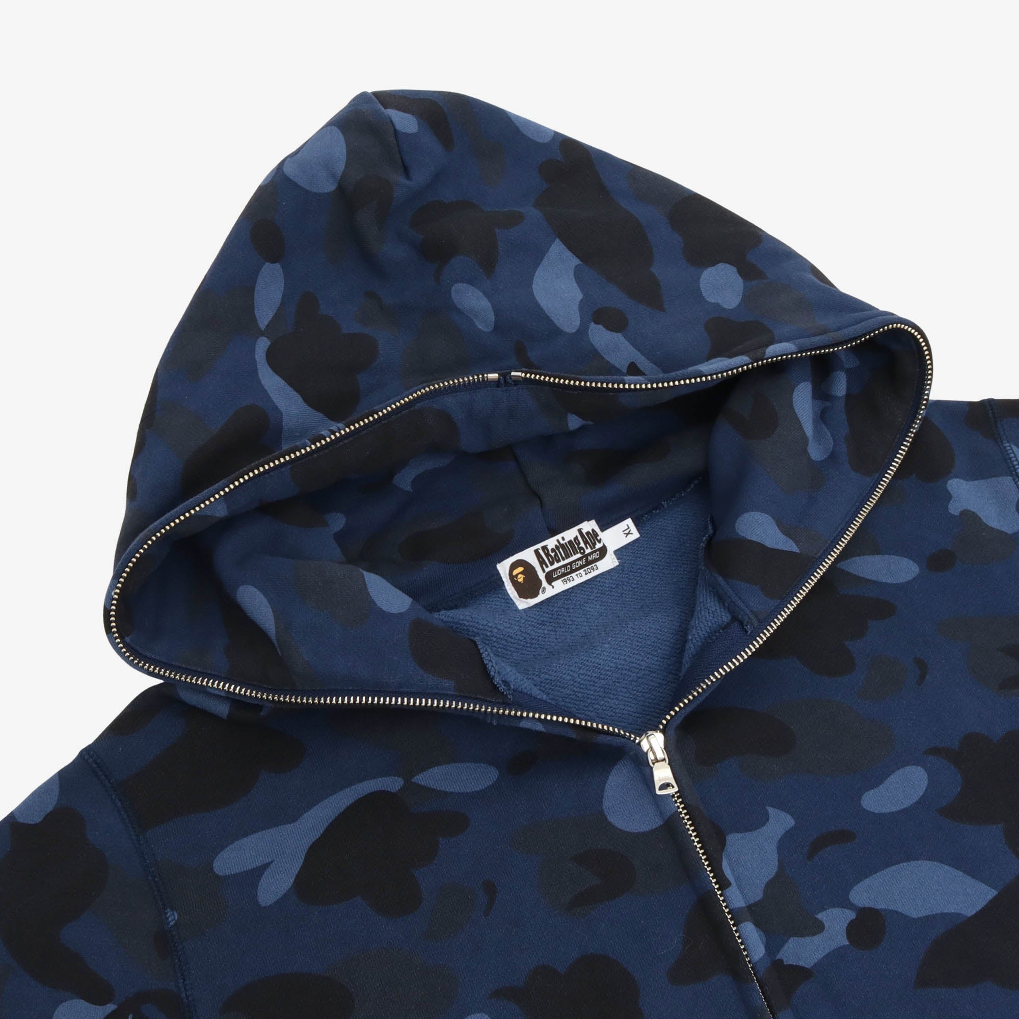 Color Camo Shark Full Zip Hoodie