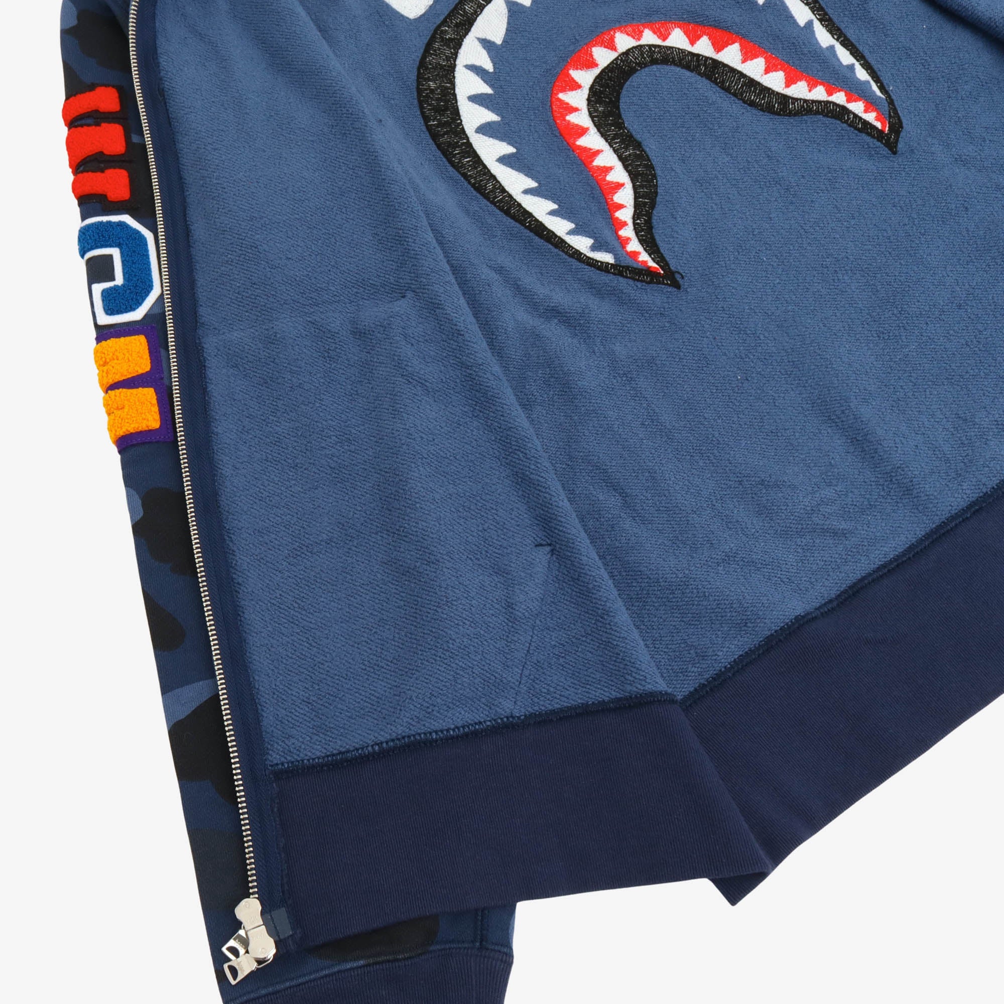 Color Camo Shark Full Zip Hoodie