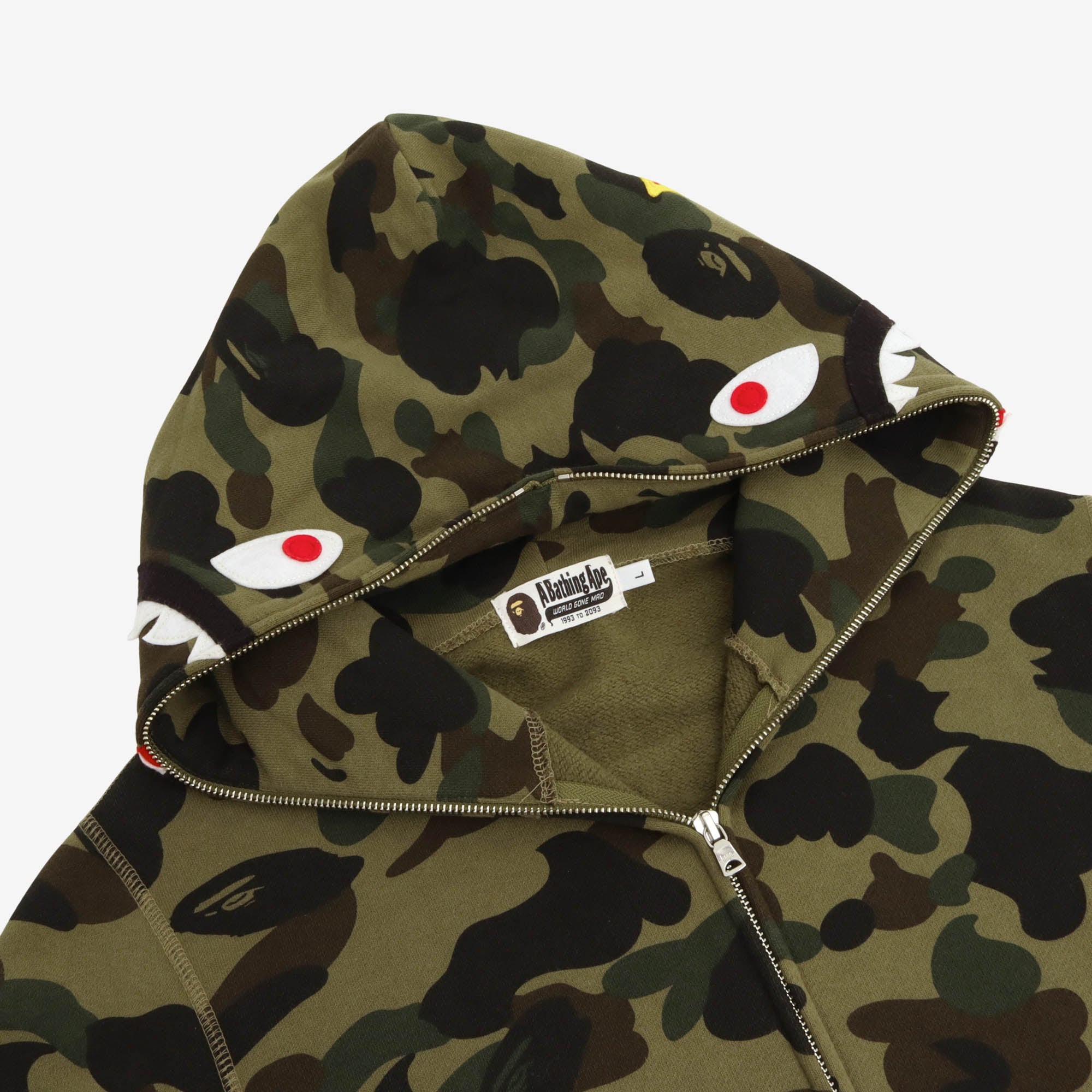 1st Camo Shark Full Zip Hoodie