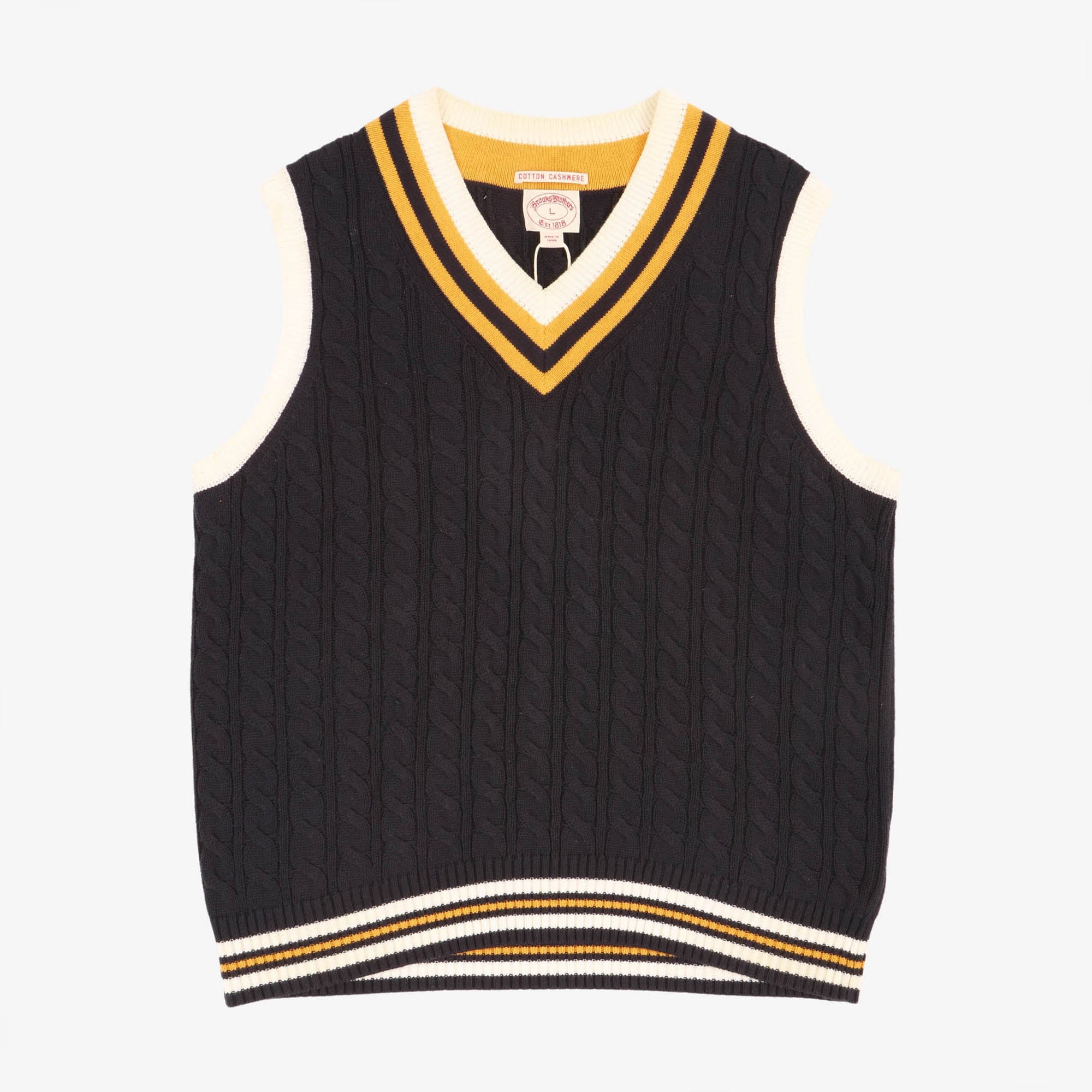 Cotton Cashmere Cricket Vest