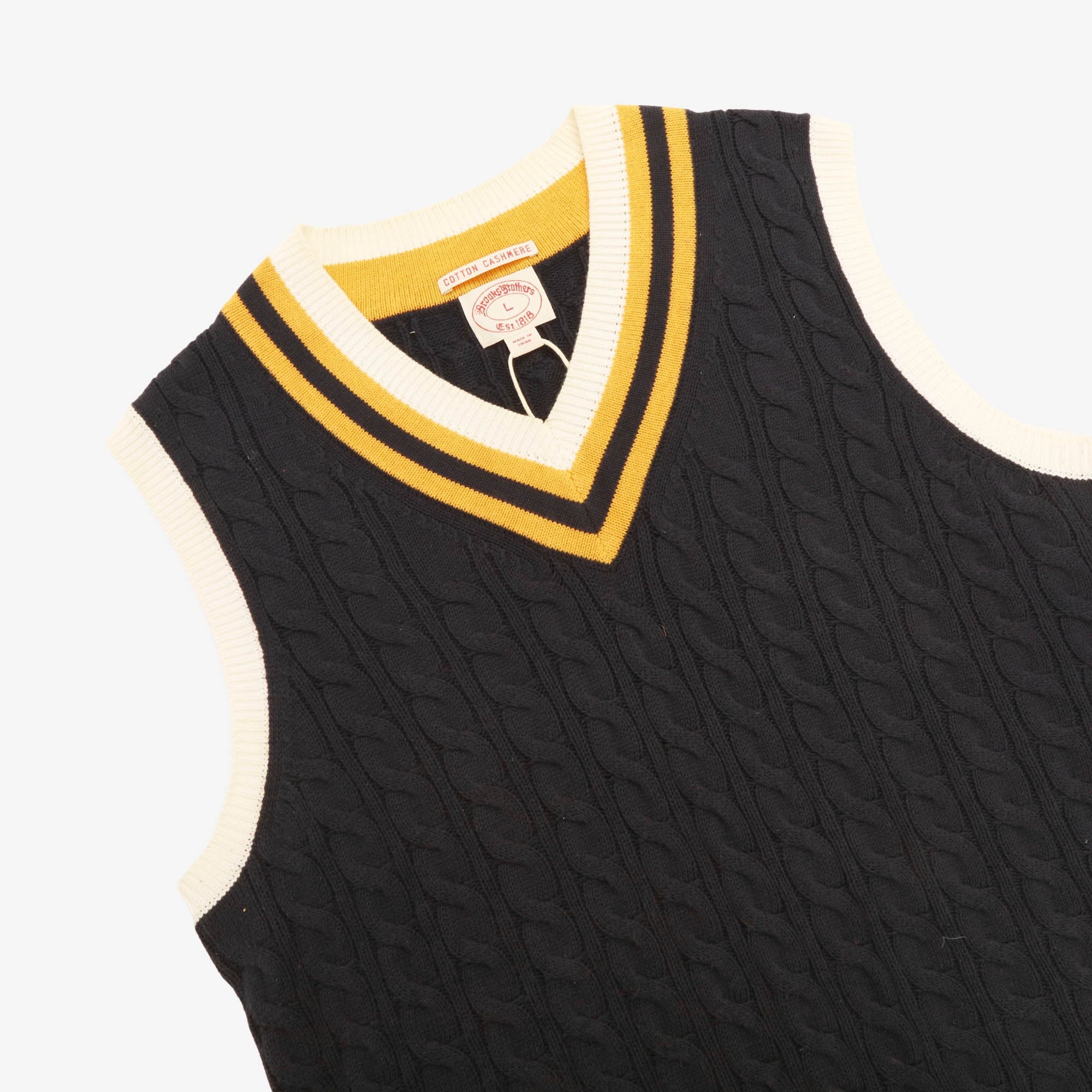Cotton Cashmere Cricket Vest