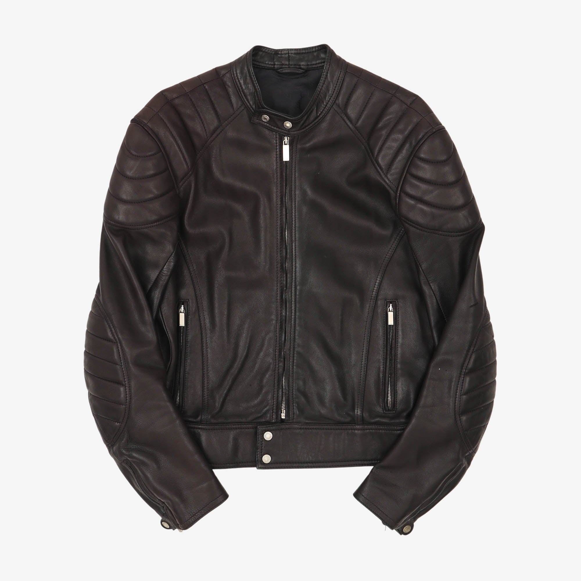 Vintage Leather Biker Jacket